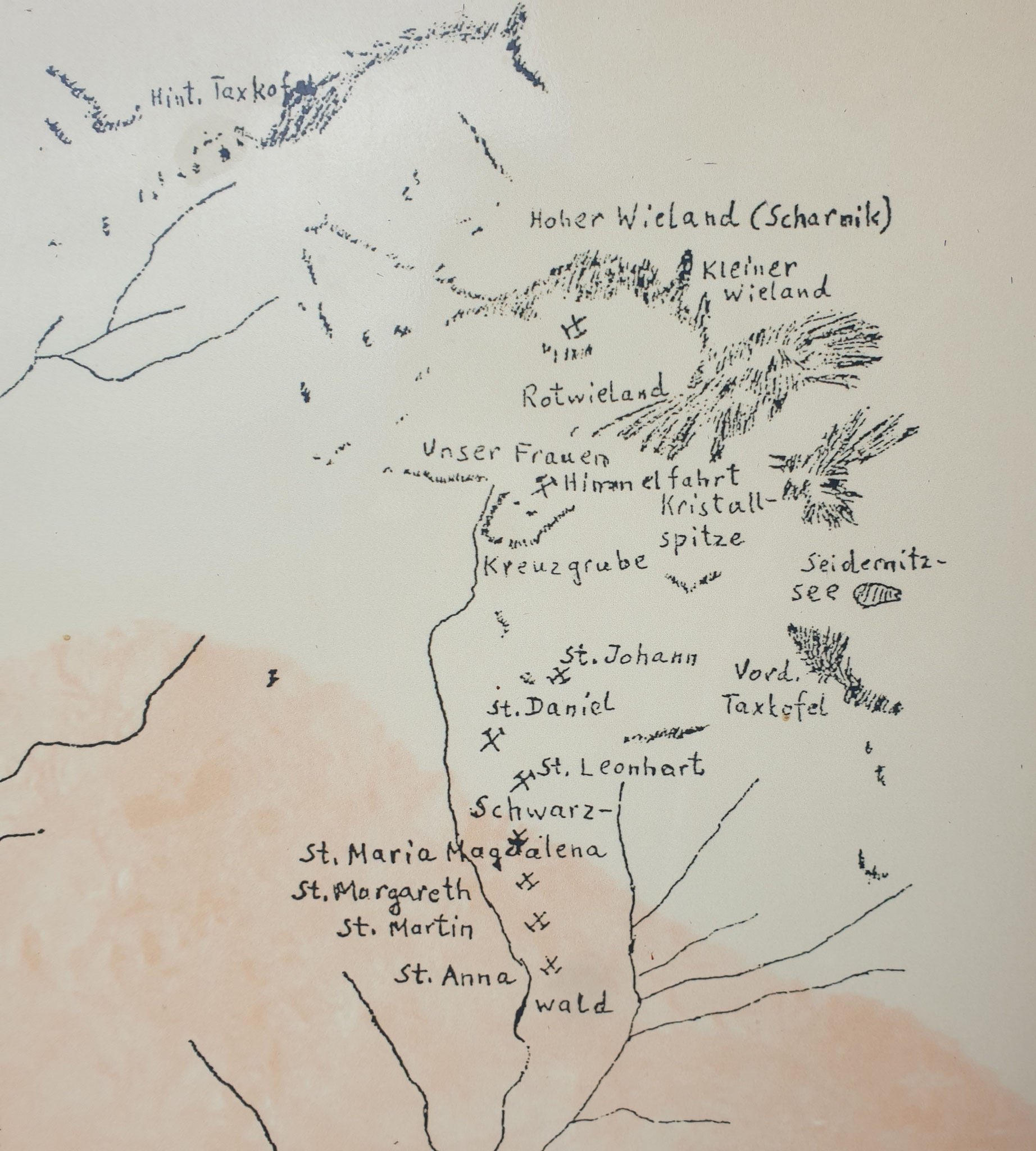 ...a map of the old gold mines in the area...