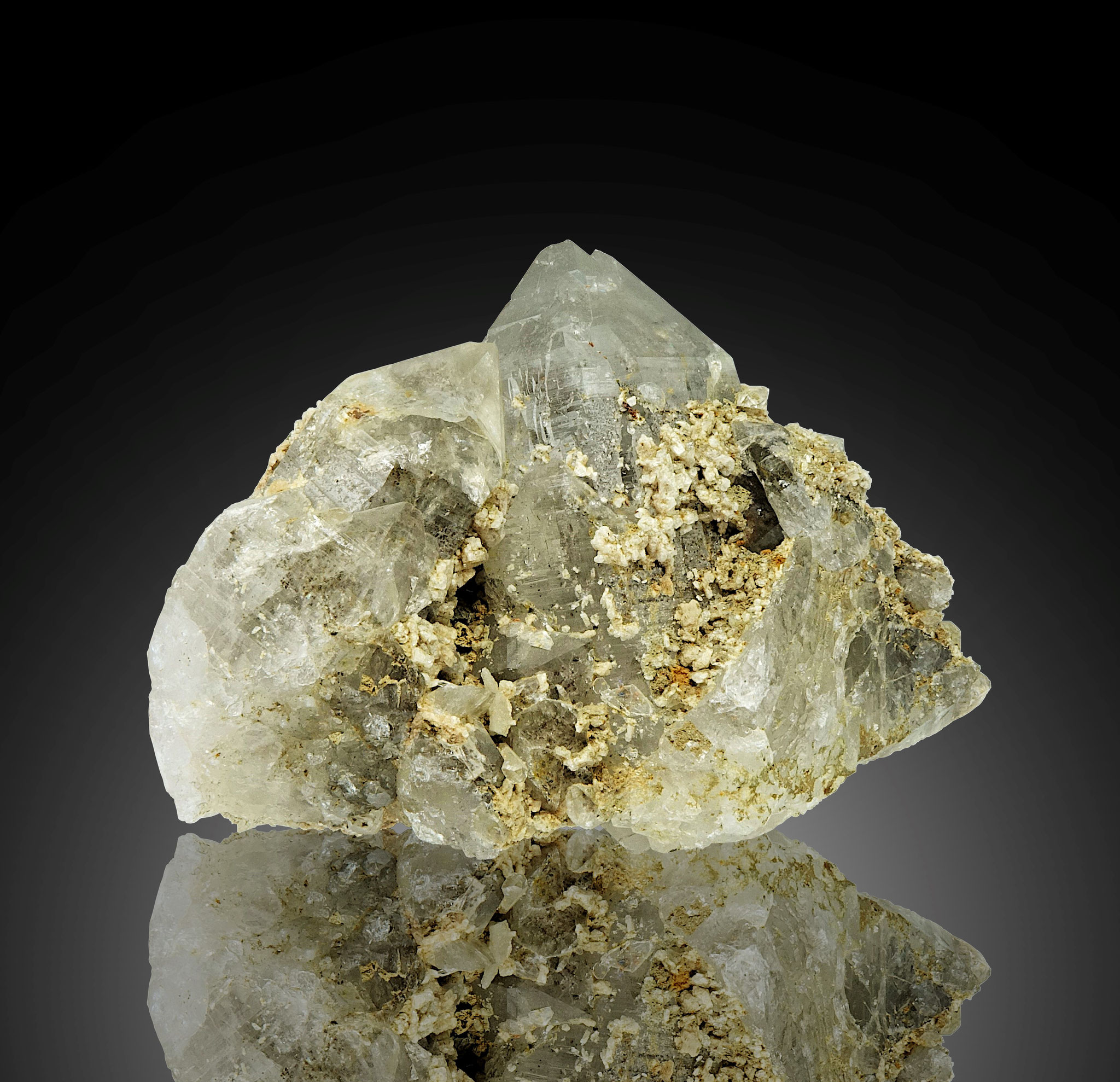 Bergkristall/Albit, "Ameliekluft" Lungau 2015, 17,5x10x13 cm (1)