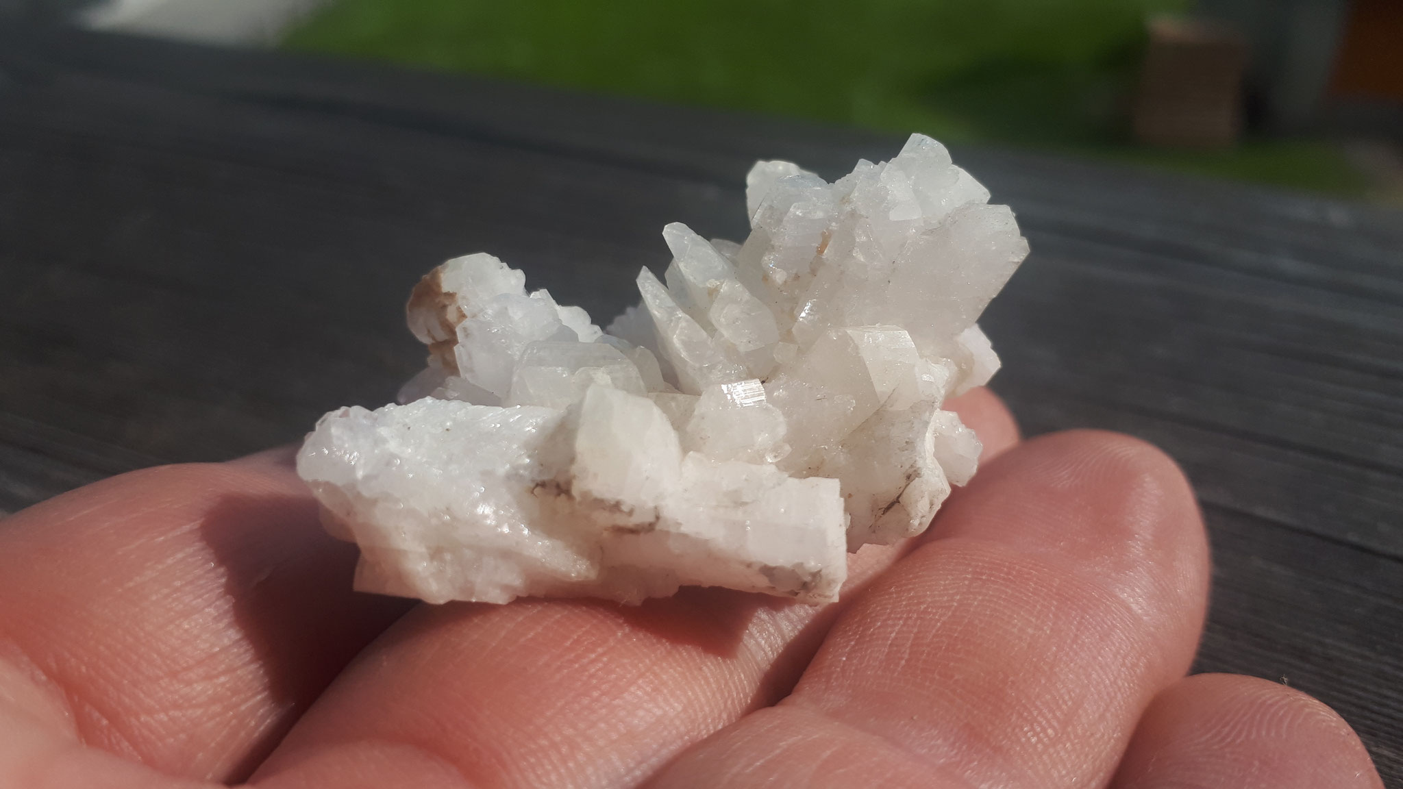...partly with Calcite...