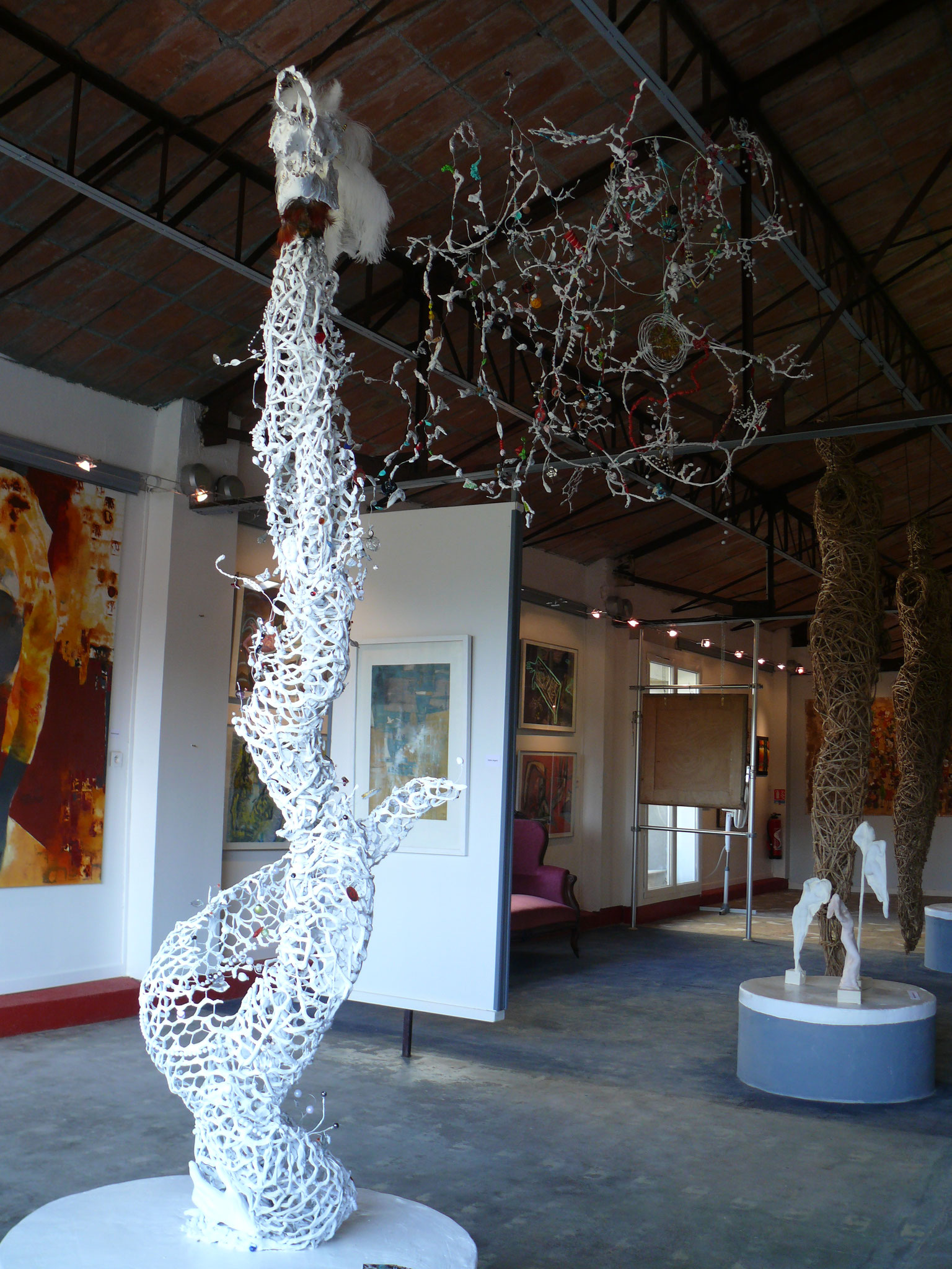 Coop Art la Marge  de Phillipe AINI         Exposition Feminin ELLESments    34 femmes exposent   2017   à Servies en Va1       