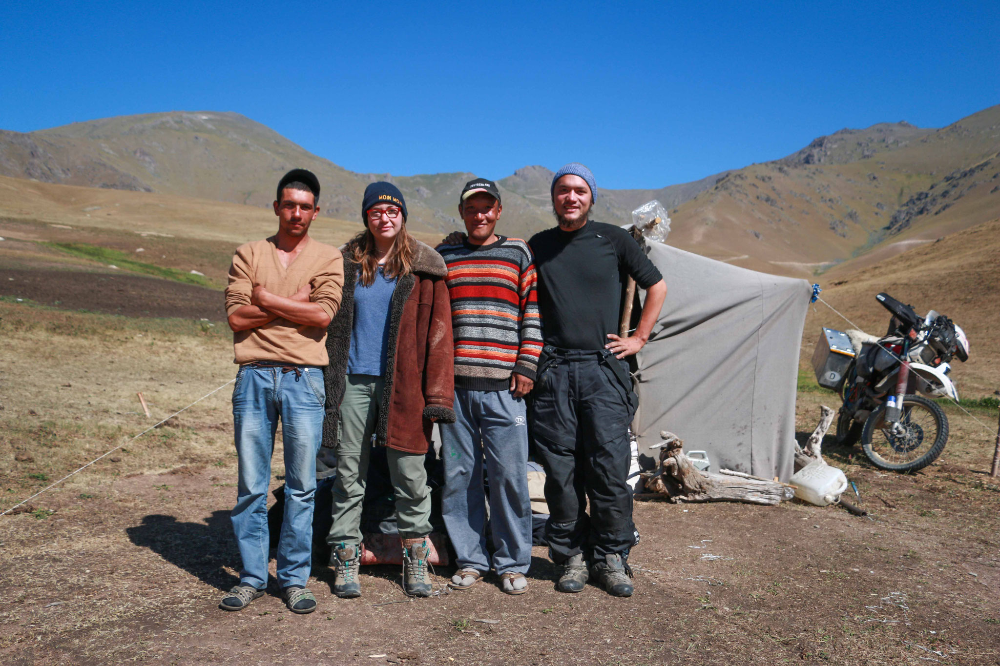 Übernachten bei Hirten in Kirgistan