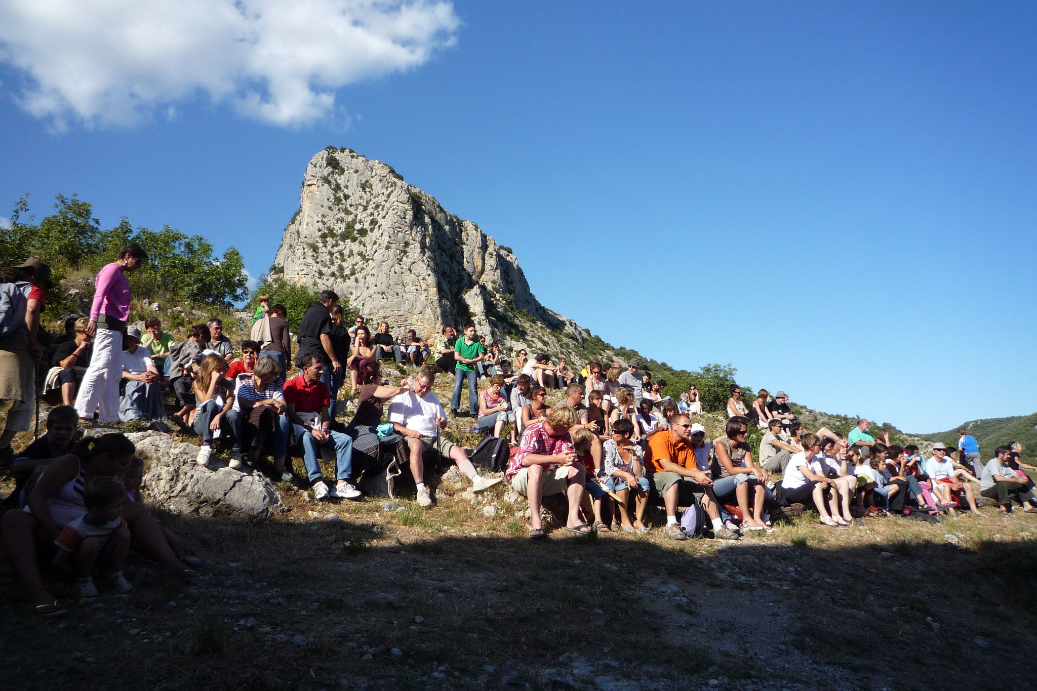Le Château de Baulx et les Cathares - photos du spectacle