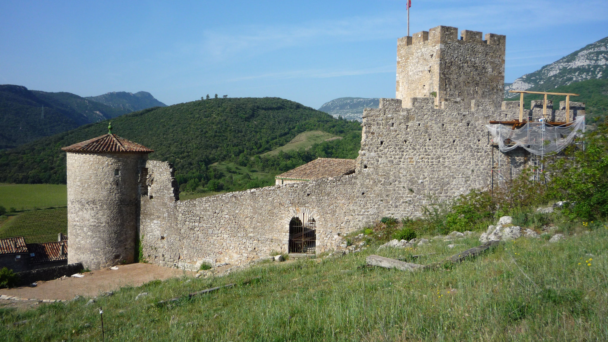 Vue du Château depuis la montée Nord 