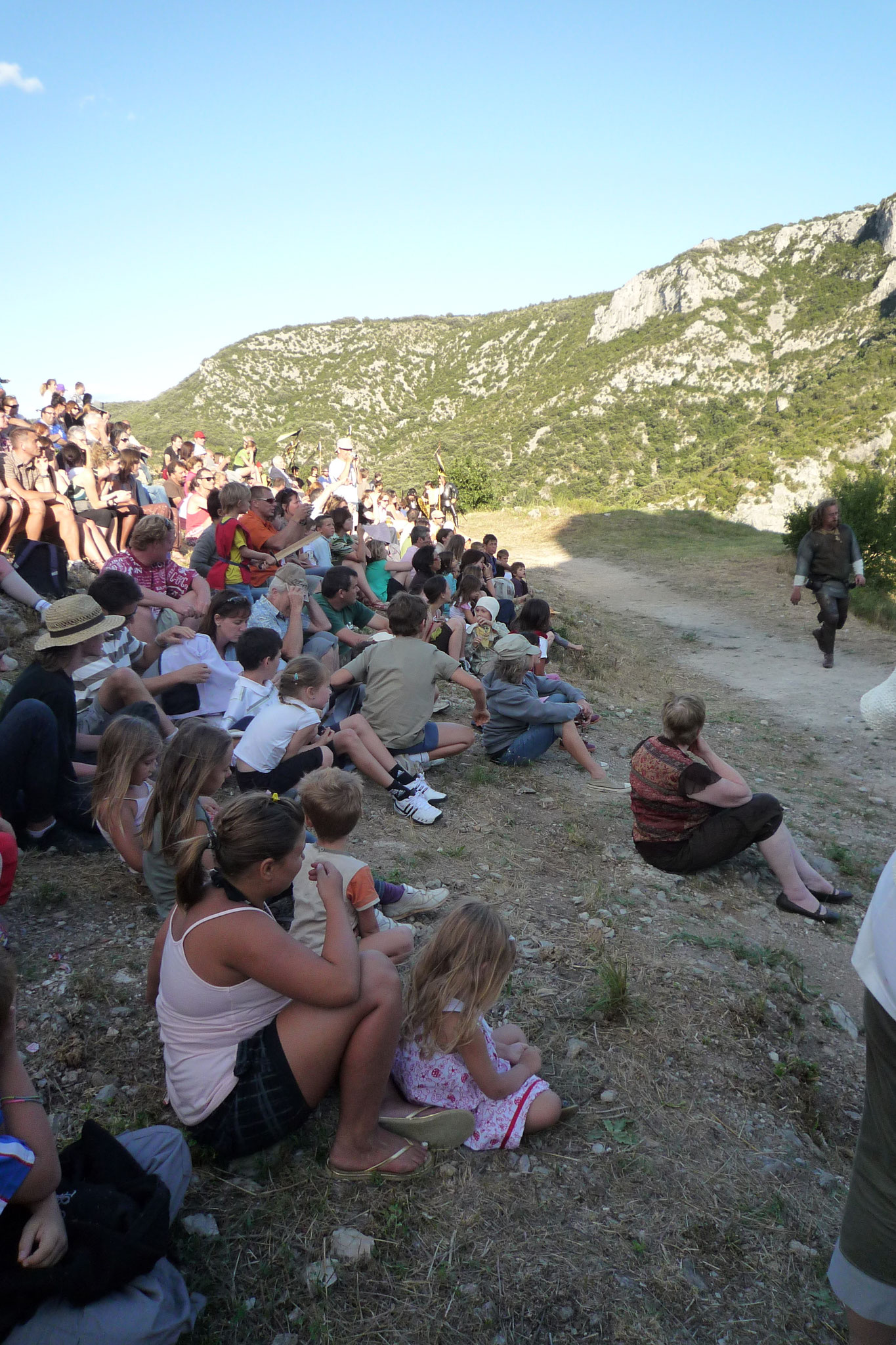 Le Château de Baulx et les Cathares - photos du spectacle