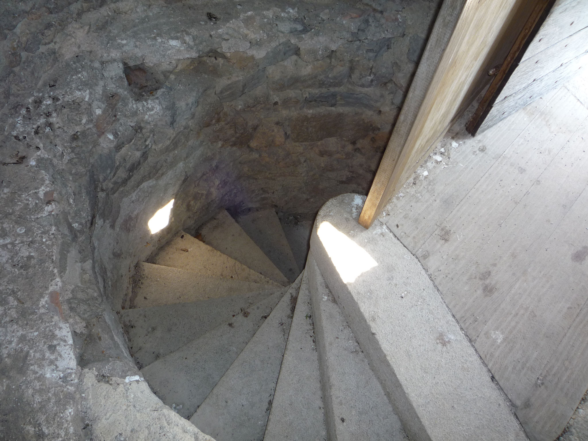 l'escalier de la tour Sud