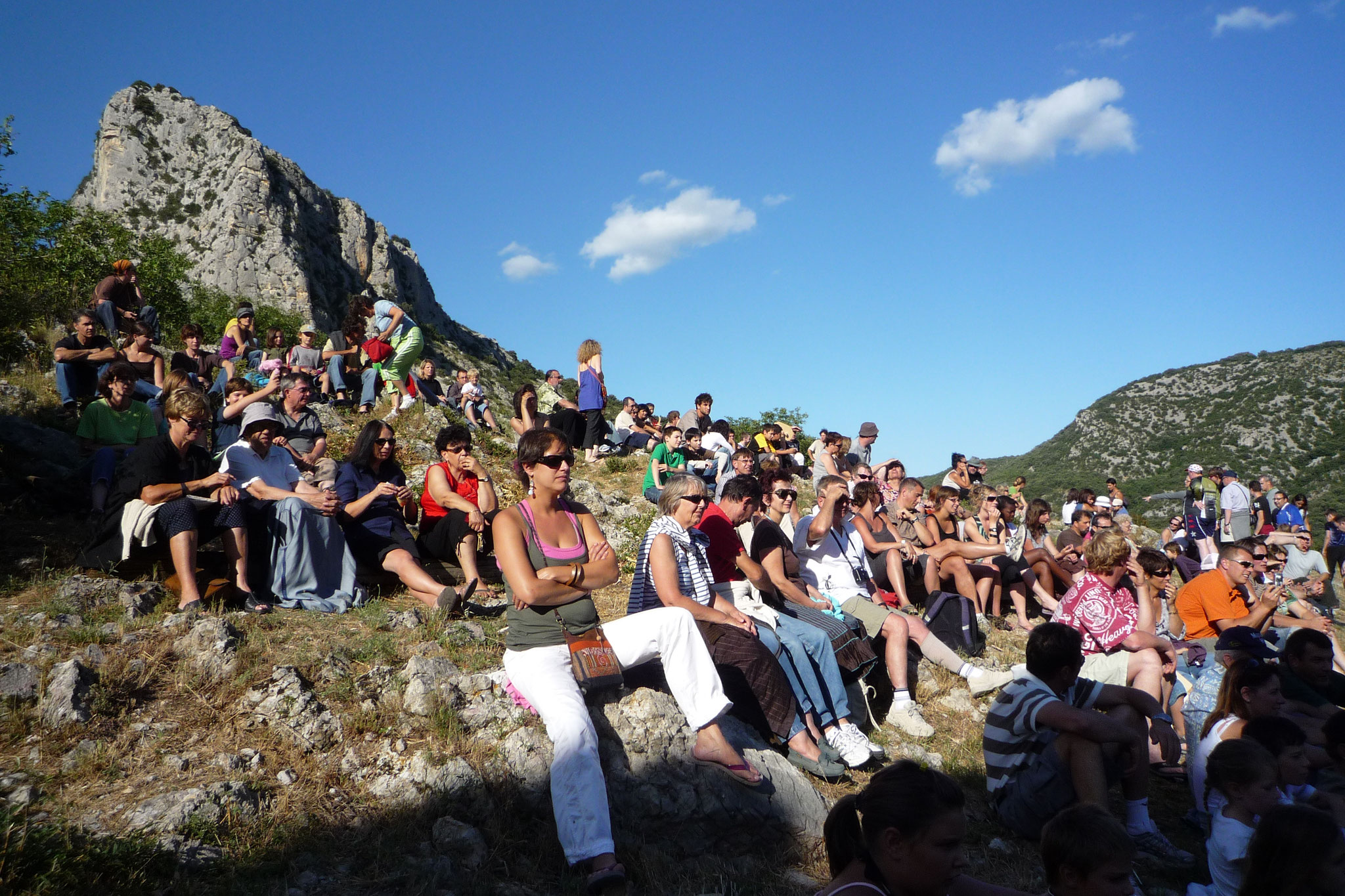 Le Château de Baulx et les Cathares - photos du spectacle