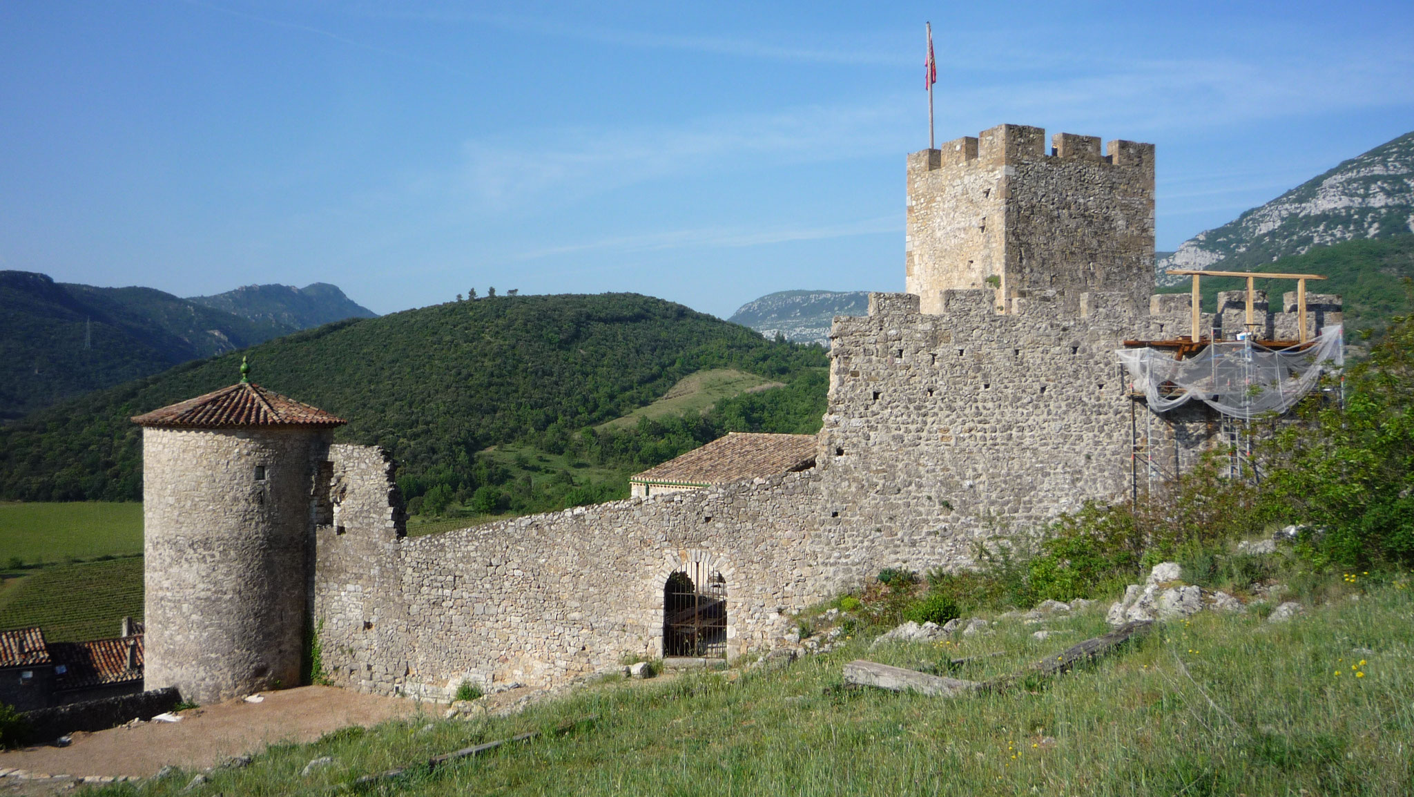 Vue du Château depuis la montée Nord 