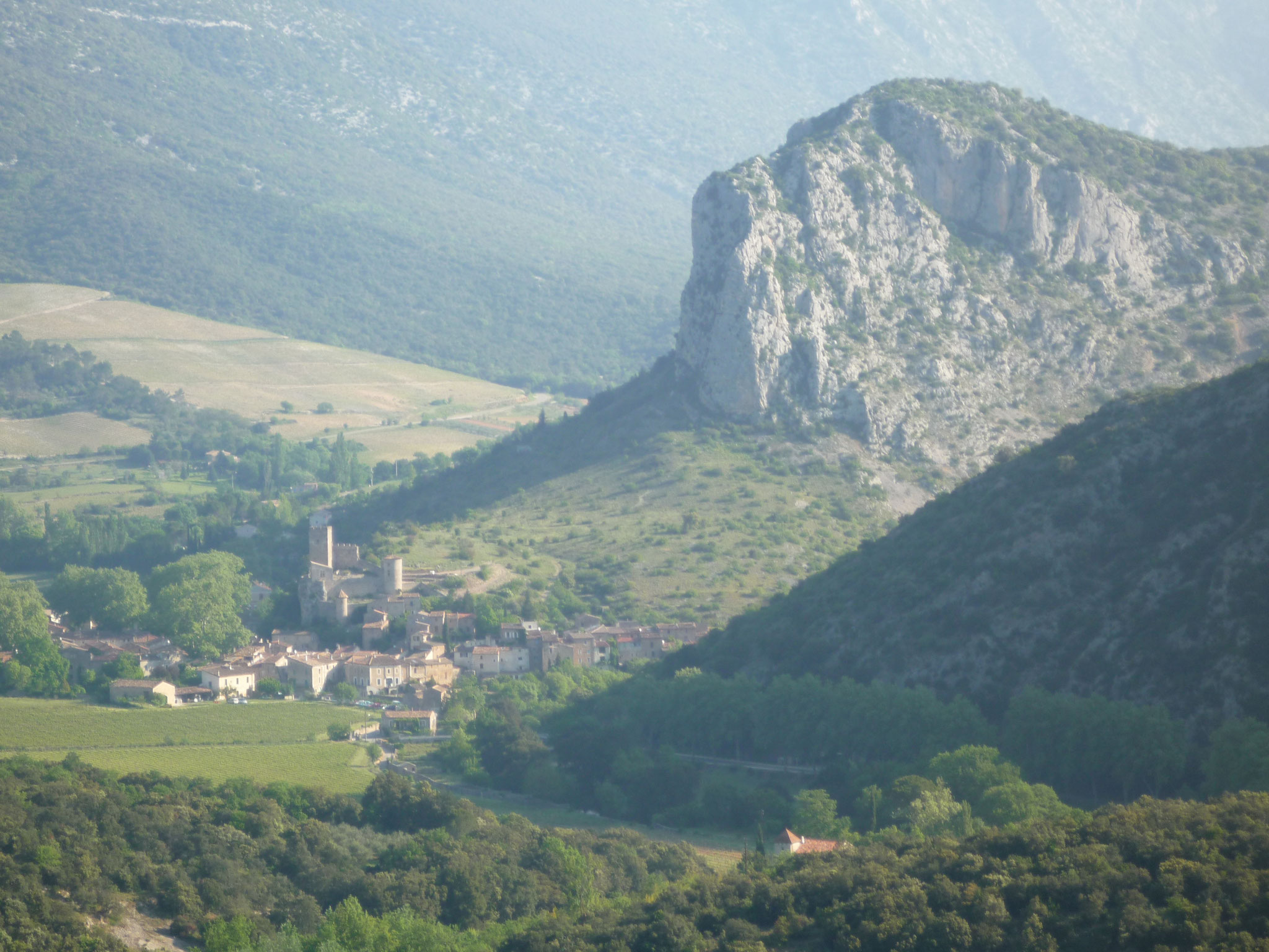 Vue du Château depuis la montée Nord 