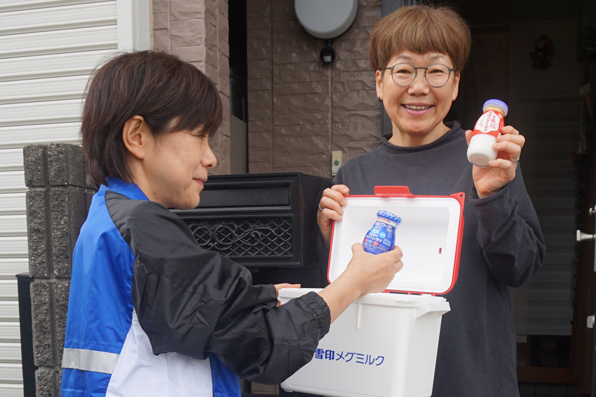 保冷効果抜群なので、お客様もこの笑顔！