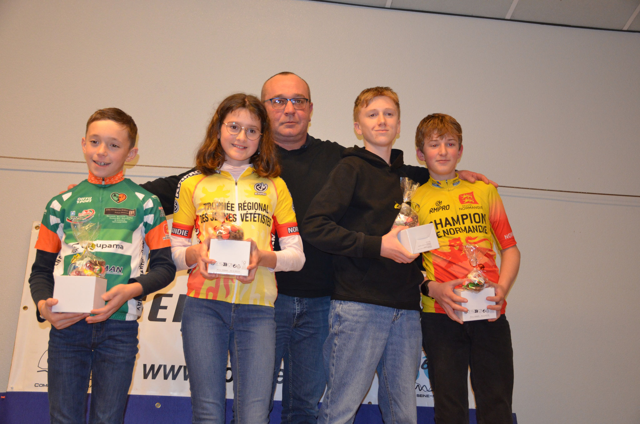 Les jeunes Champions du VTT