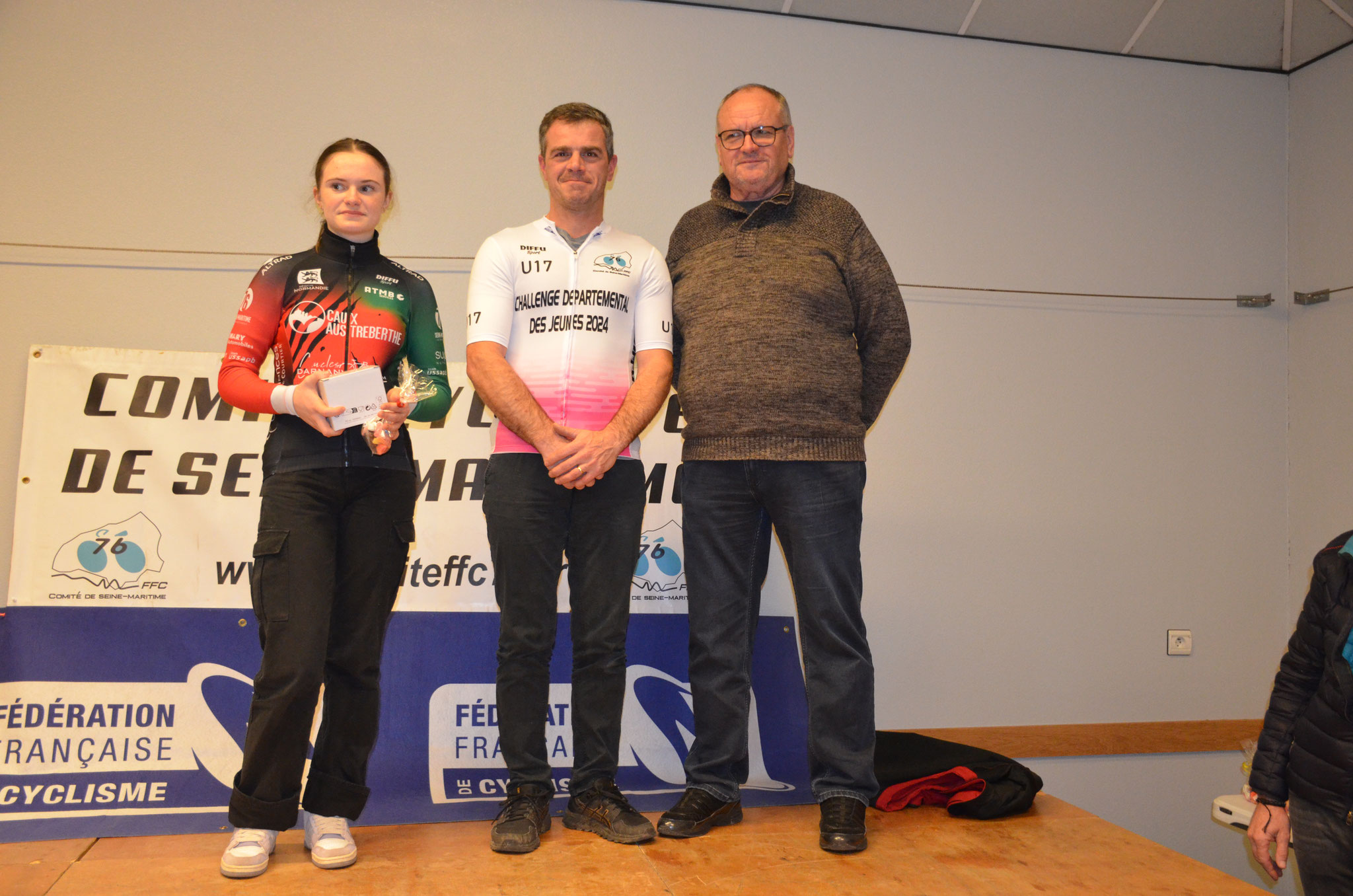 Podium U17 Filles du Challenge