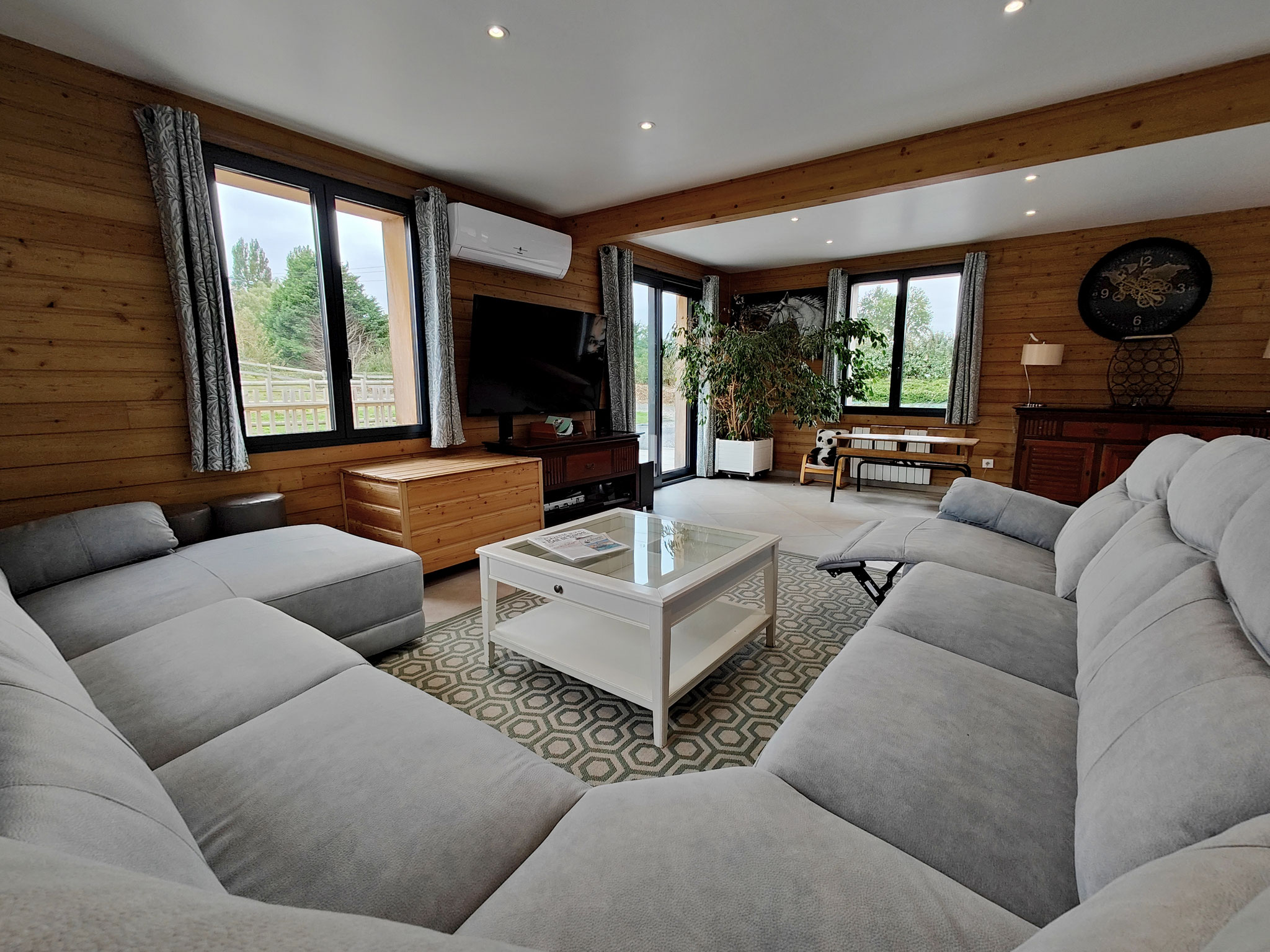 Salon confortable dans la location