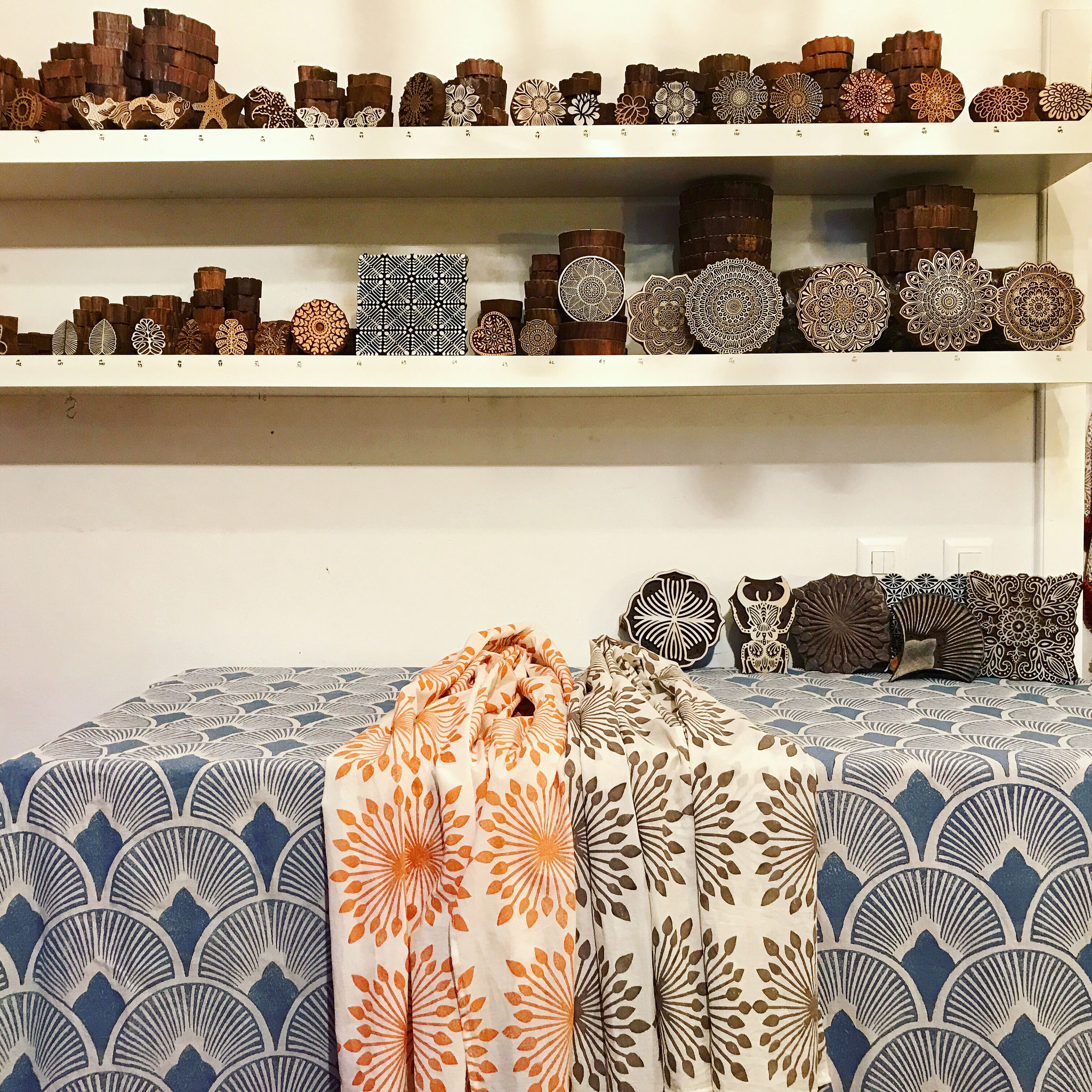 Block Print -Holzstempeldruck Atelier Wädenswil