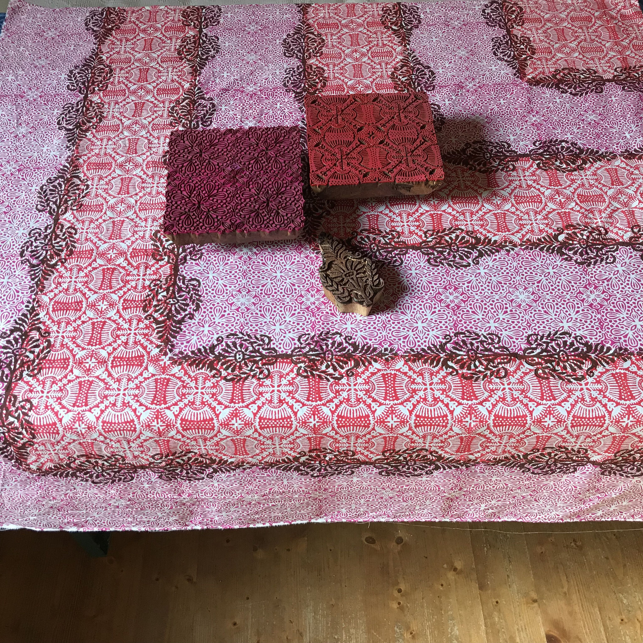 Drucktisch im Atelier Wödenswil