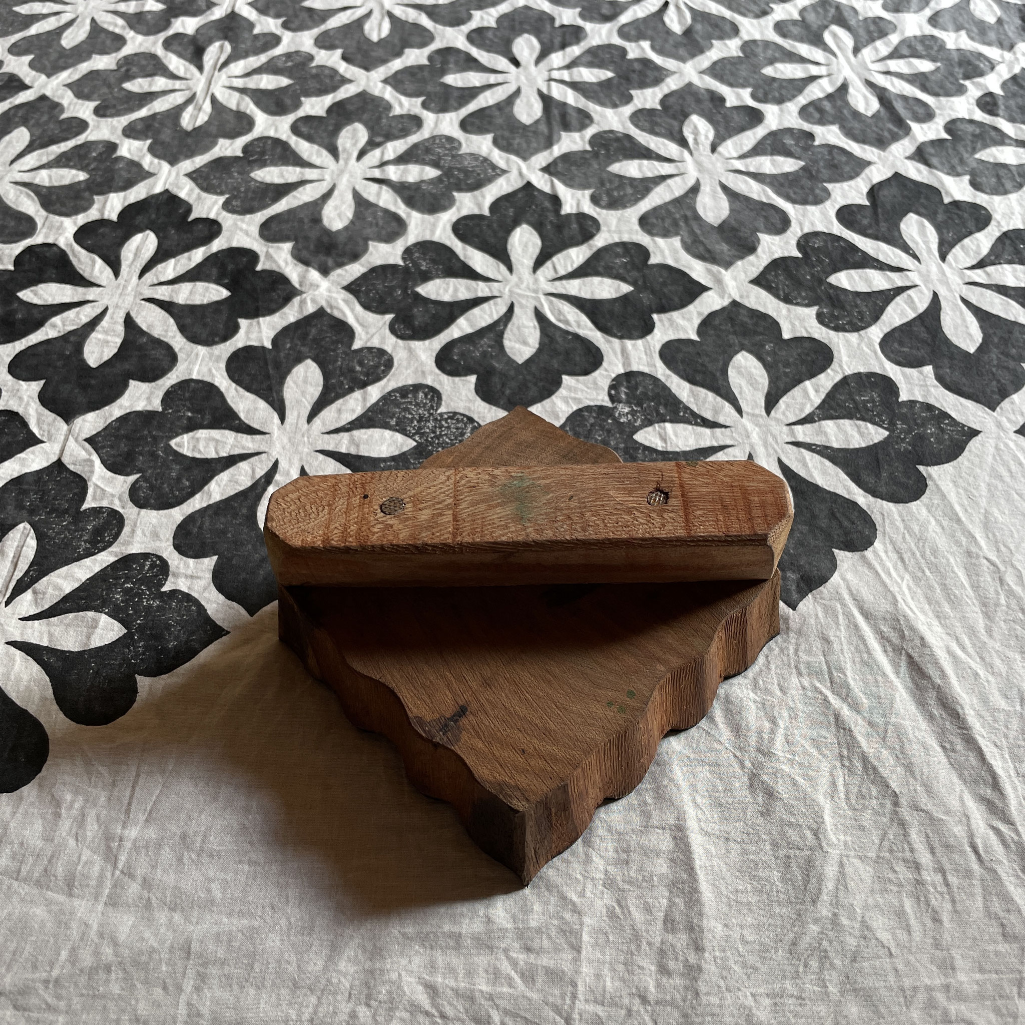  ⁠Individuelle Stoffe mit Blockprint-Technik.