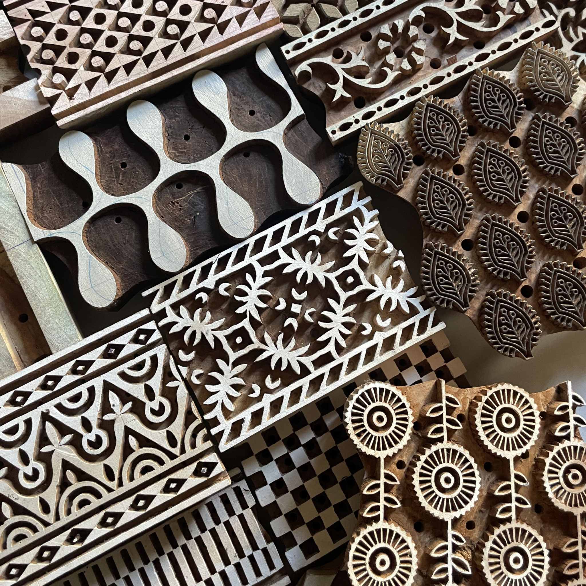 Blockprint Design Schweiz, mit  fair produzierten Stempel aus Indien