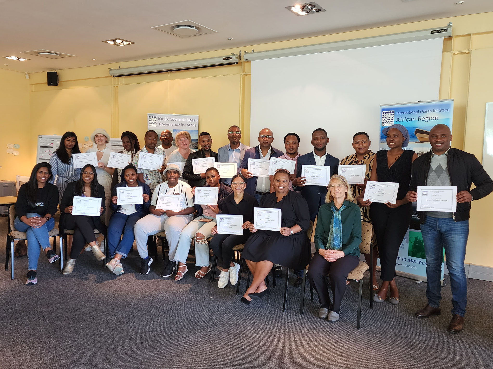 Participants of the IOI South Africa Ocean Governance Training in 2023