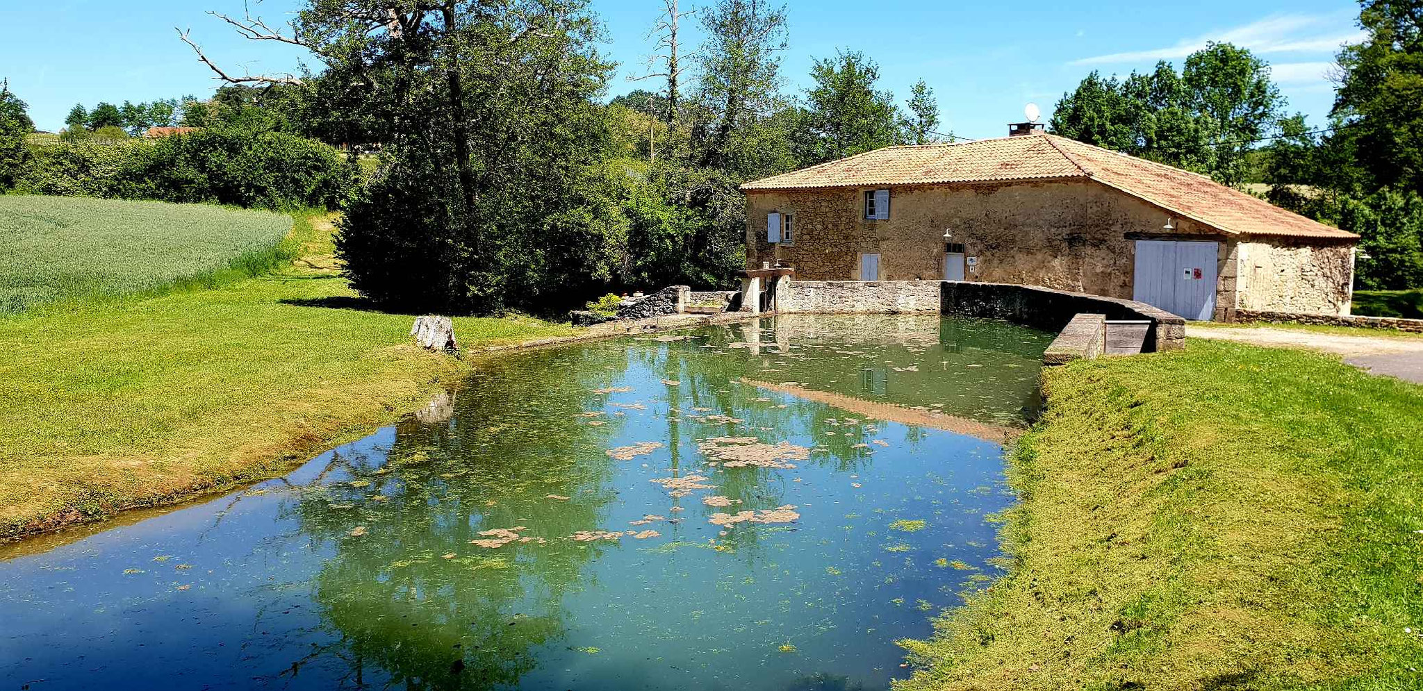 Entretien espaces verts, moulin de Pinquet