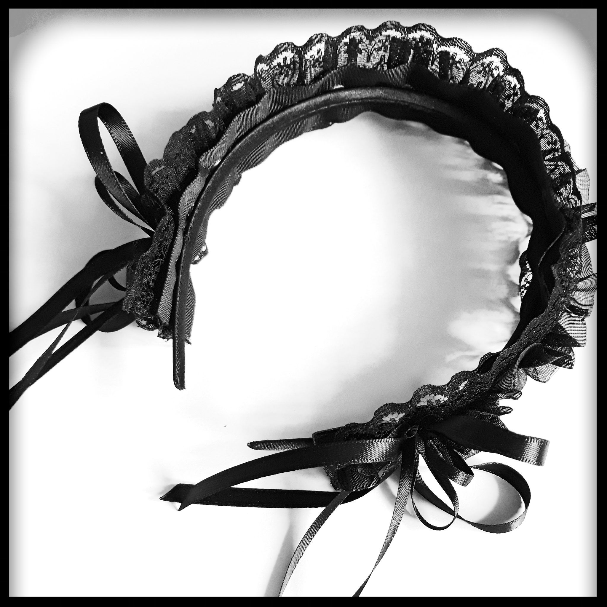 Gothic Lolita Headpiece with side bows