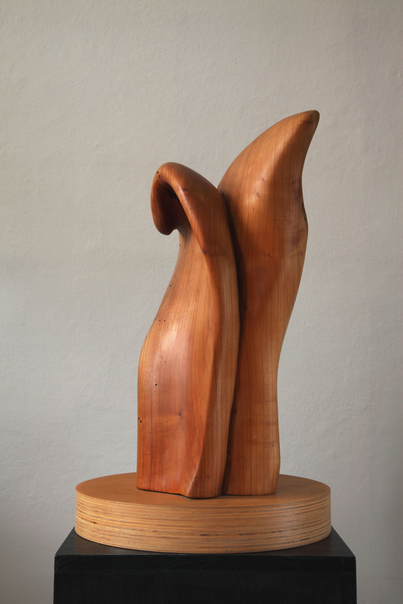 Ohne Titel. Kirschholz. 1990. Privatbesitz