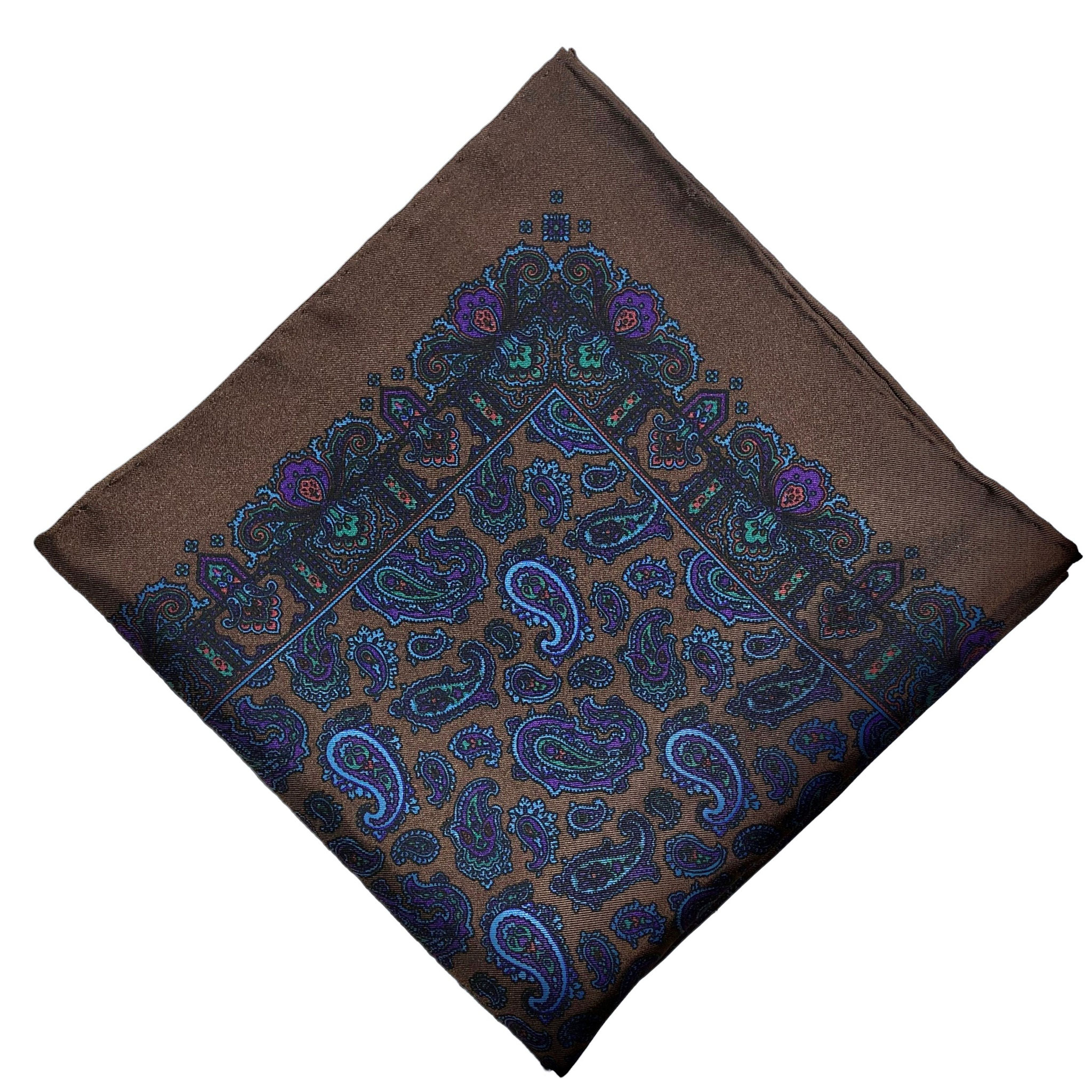 Einstecktuch aus Seidentwill, handrolliert   125 €