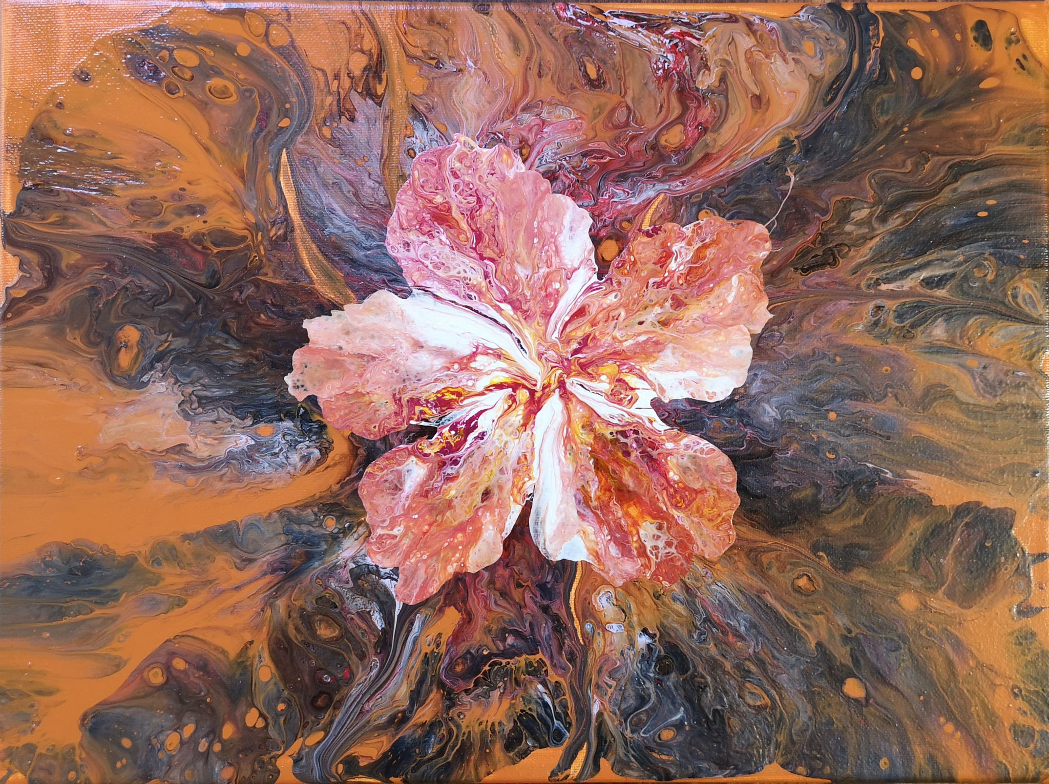 "Blüte im Sturm"