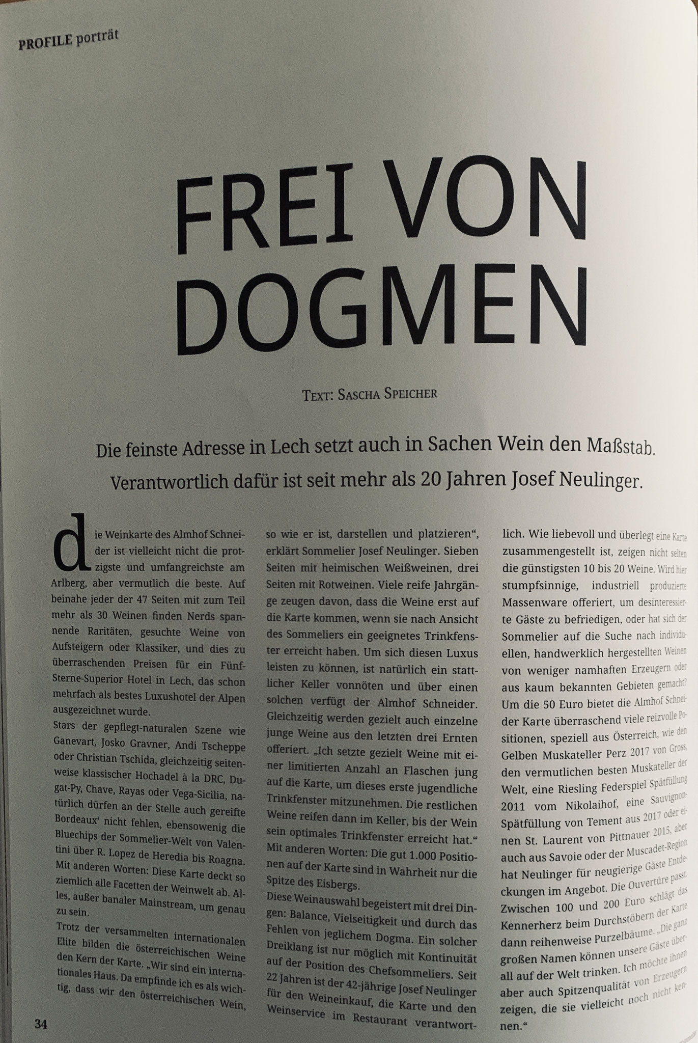 Sommelier Magazin Meiningers 01-2023