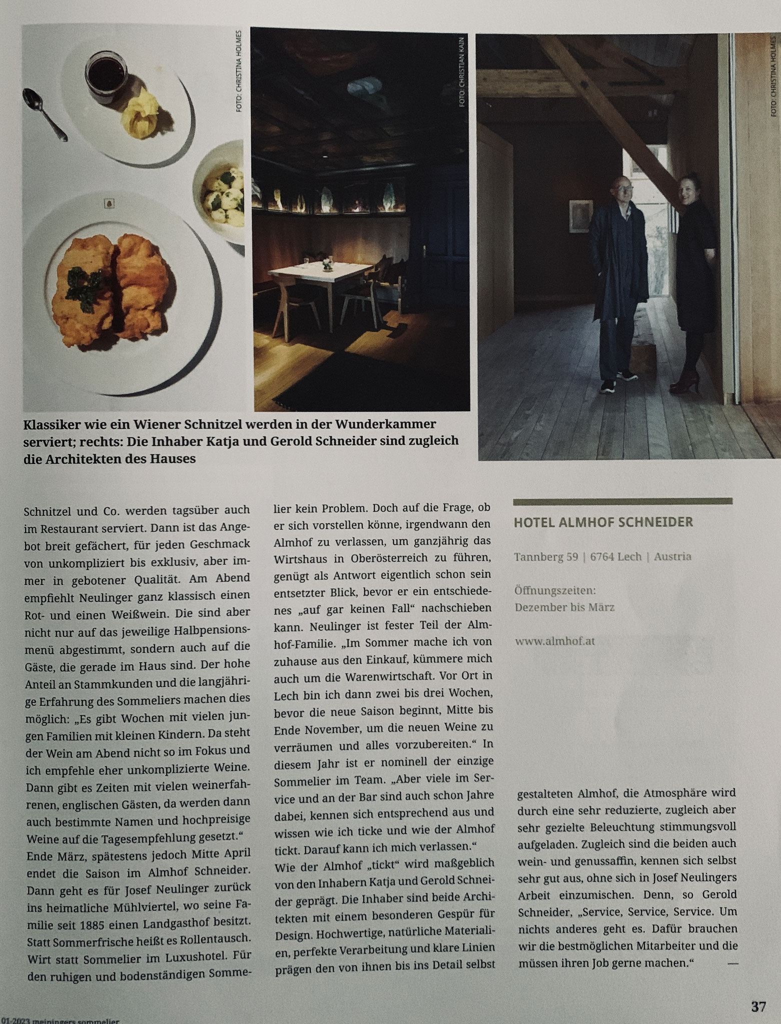Sommelier Magazin Meiningers 01-2023