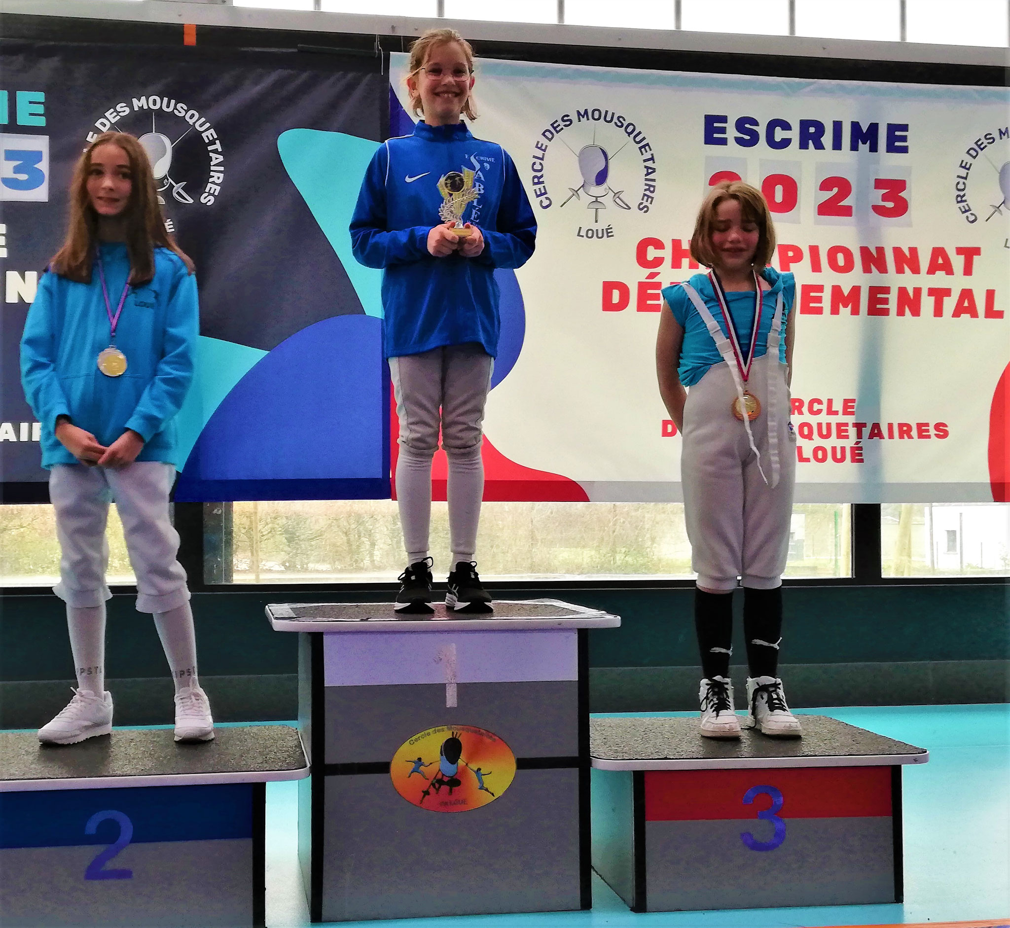 Podium M11 avec Margaux