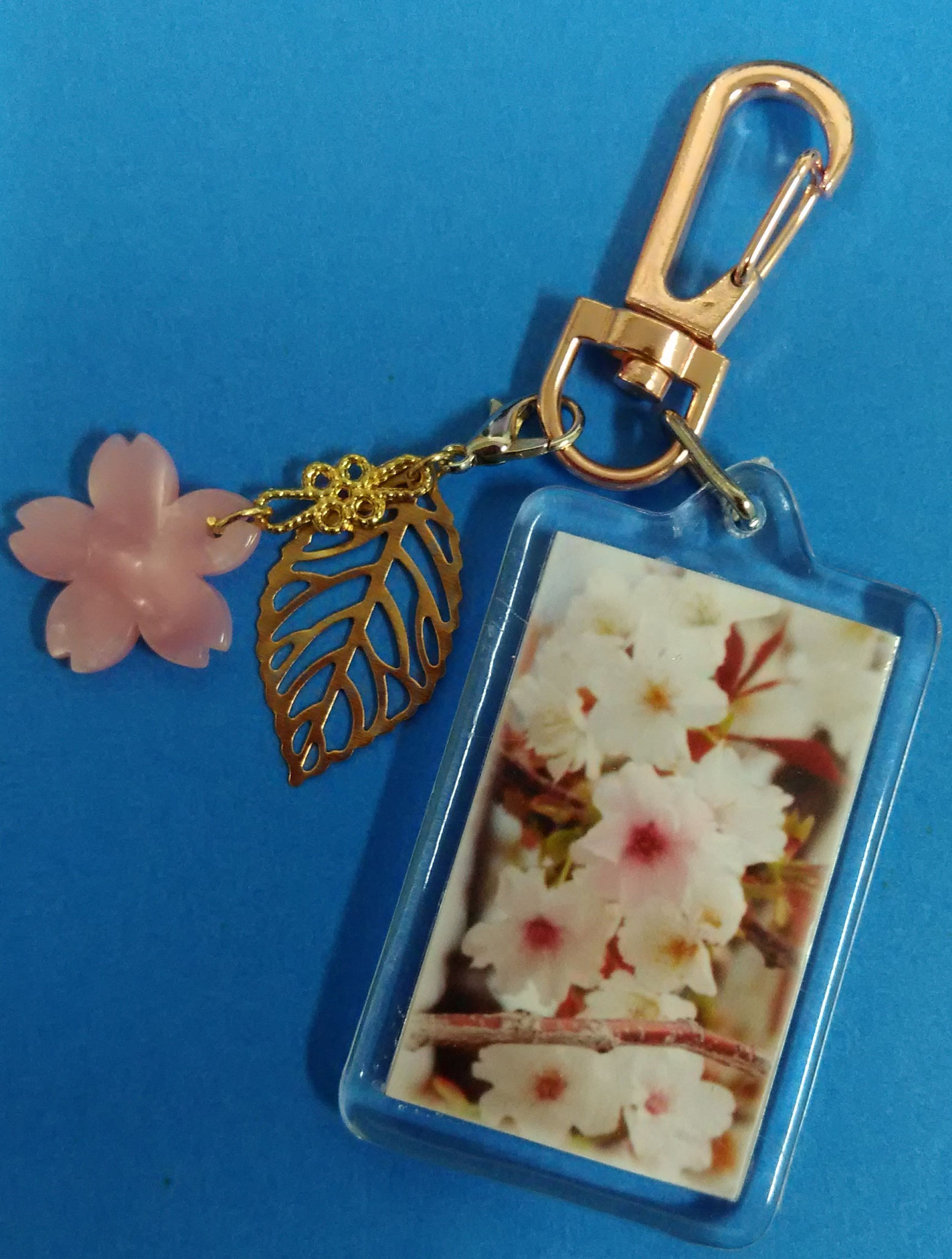 さくらキーホルダー」 桜チャーム付----完売しました - idengaku