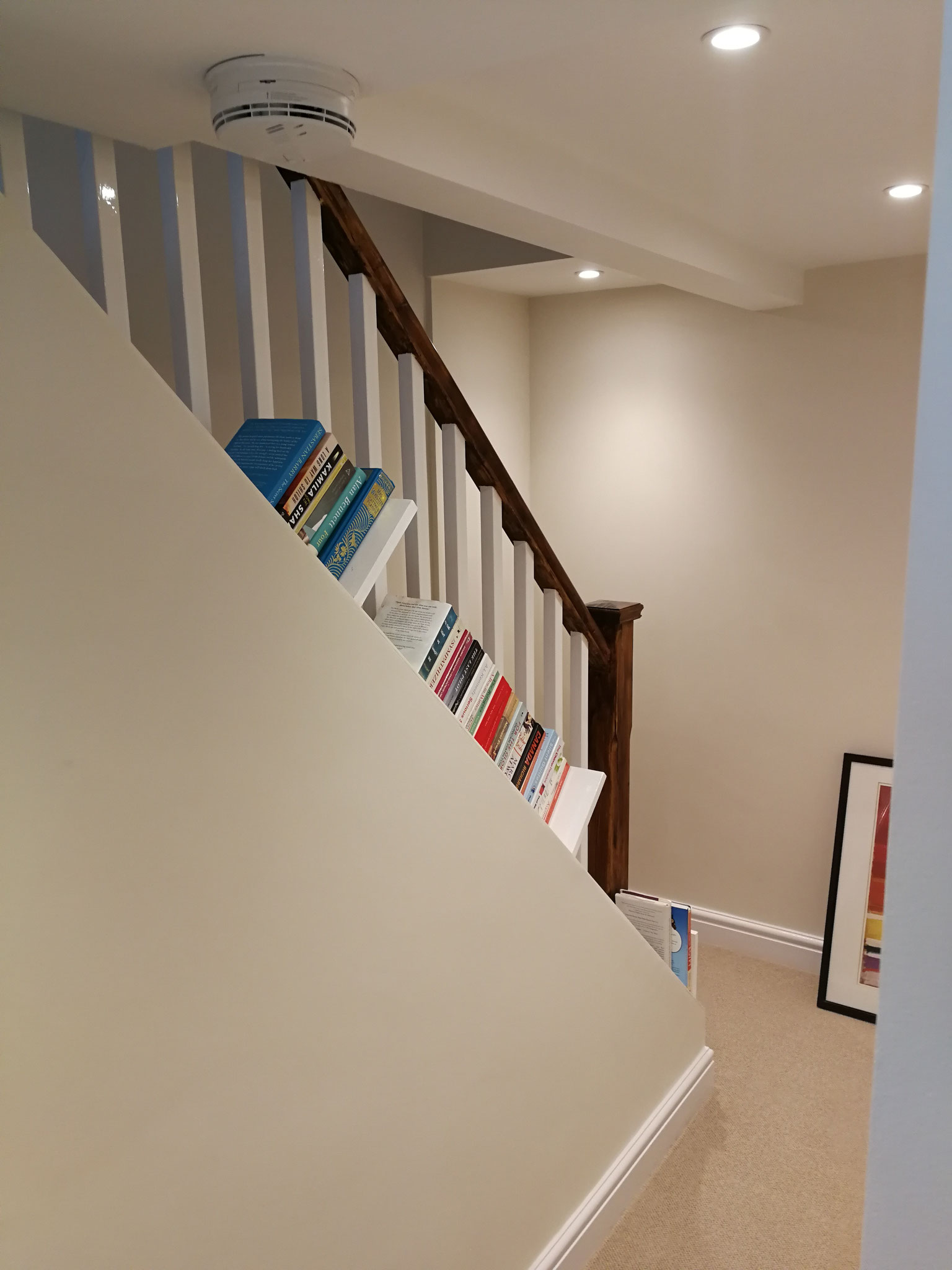After - the basement stairs