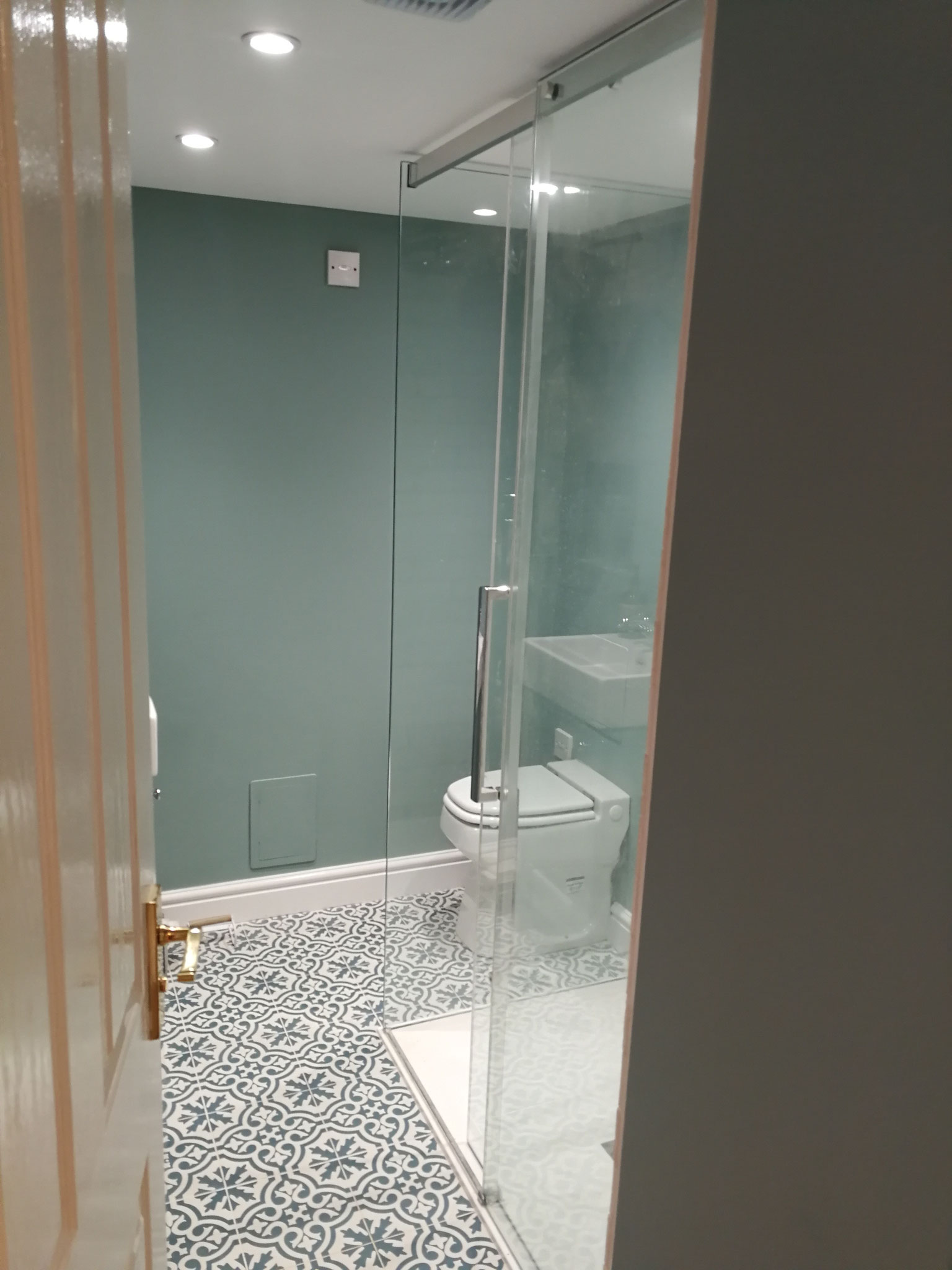 After - the shower room