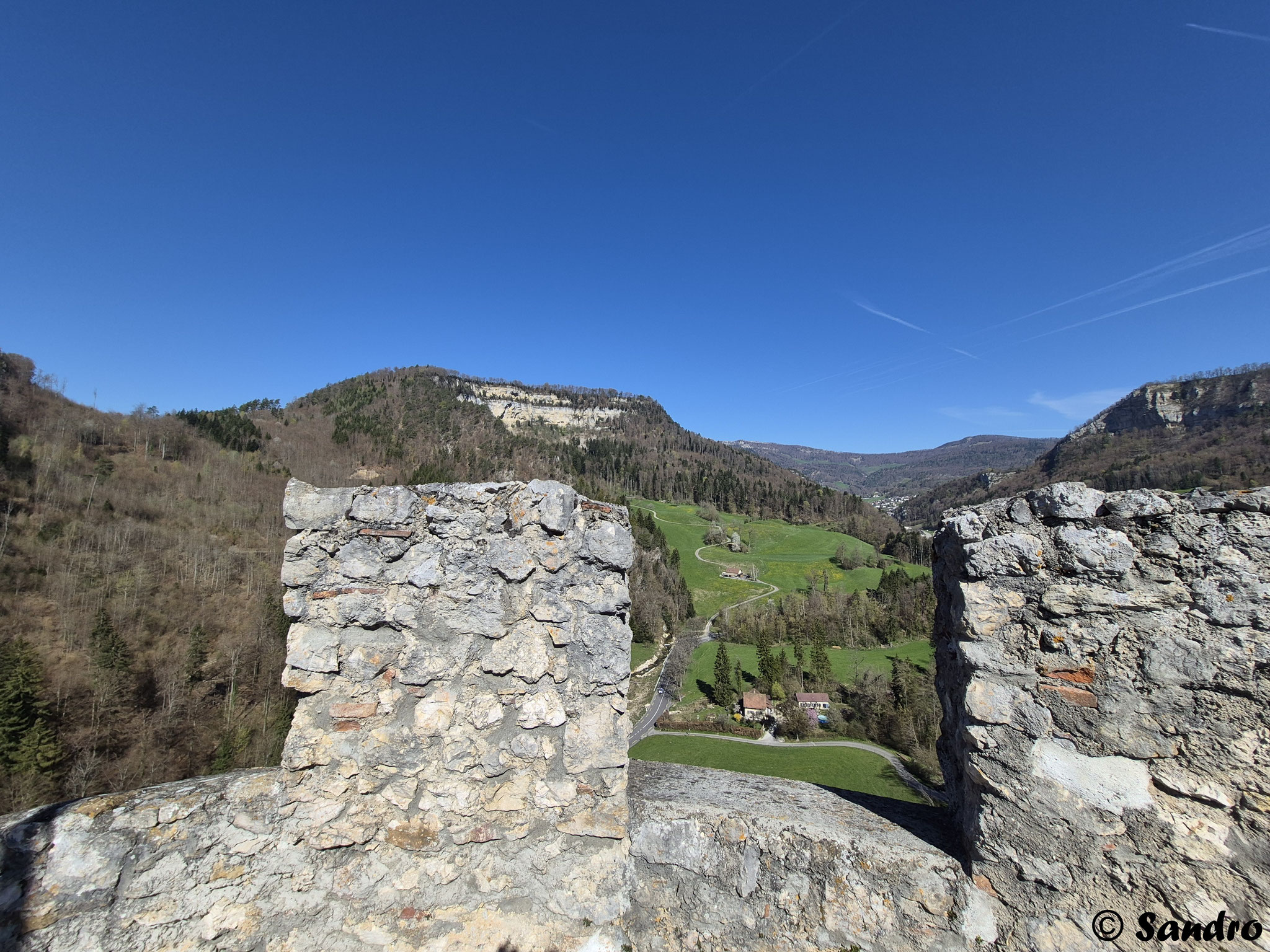 Vue depuis le donjon.