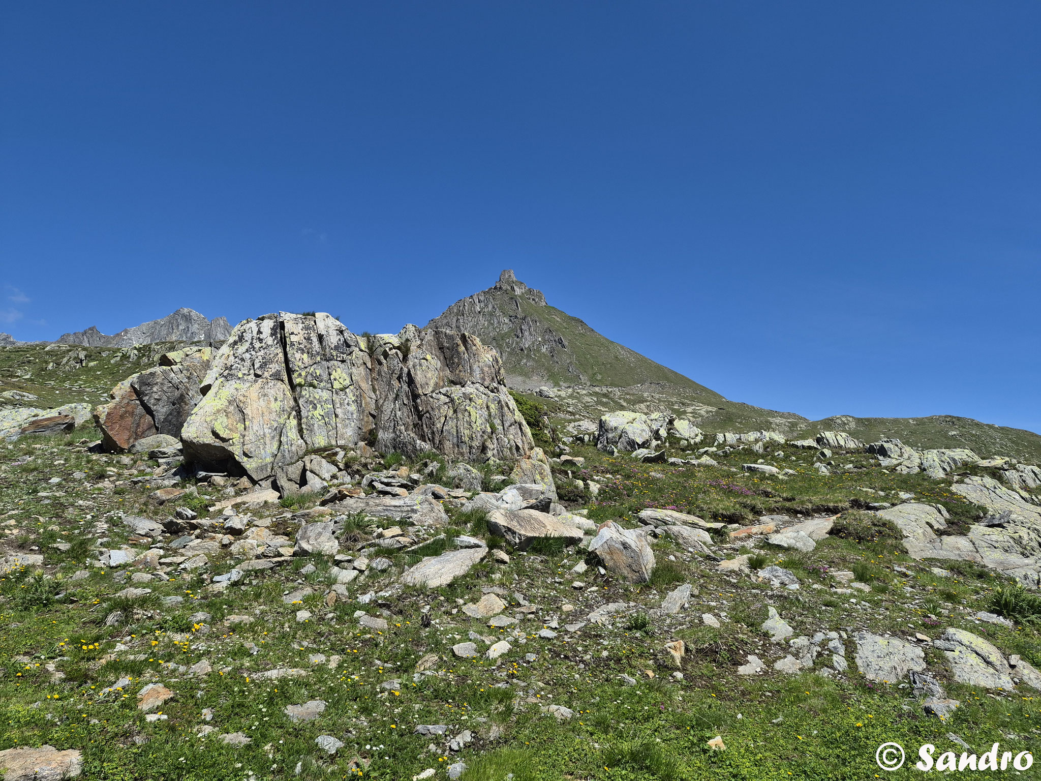 Le chilchhorn, un éperon rocheux atypique.