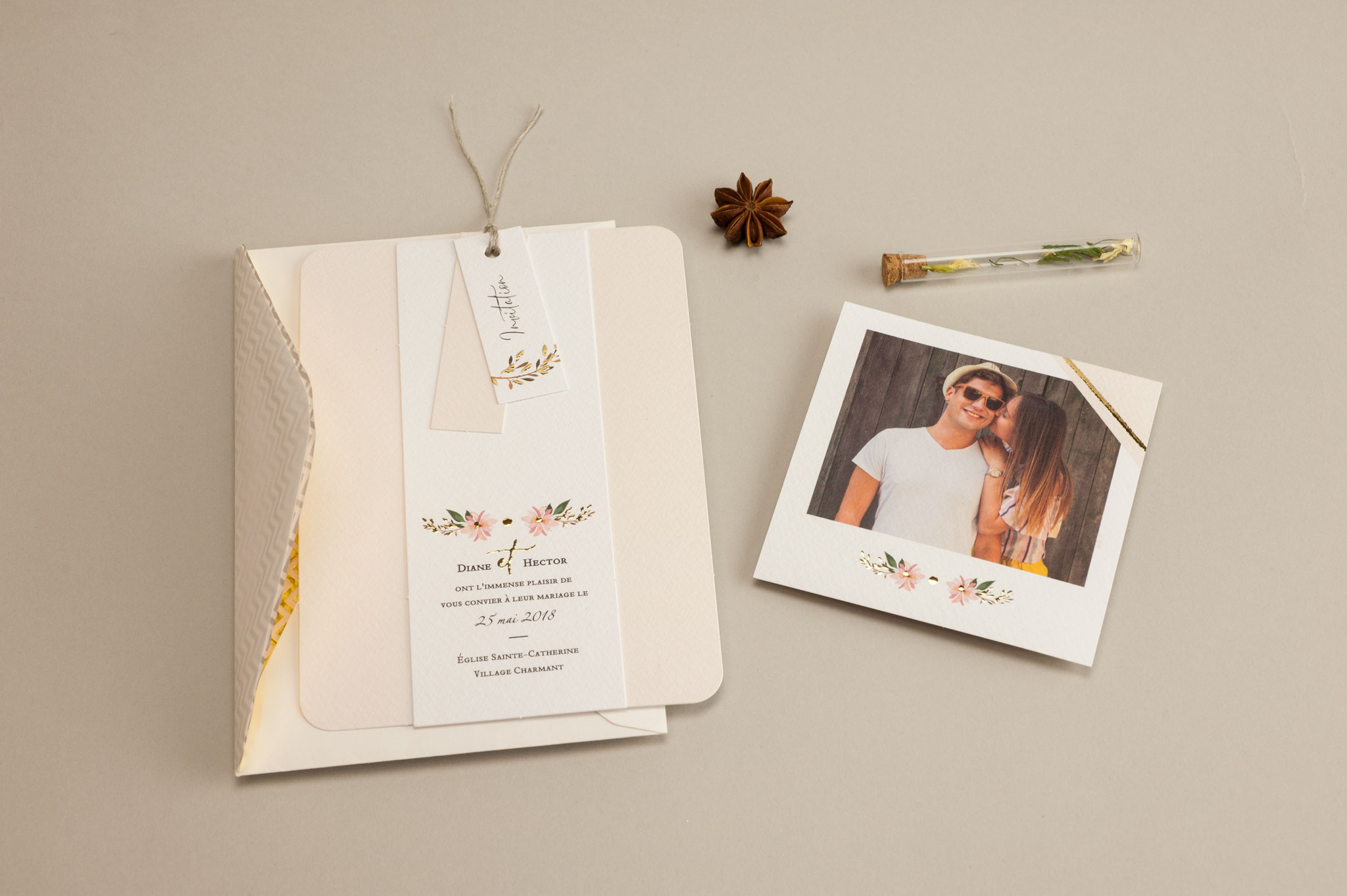 Faire-part Save the  date - Crédit photo : Maison June