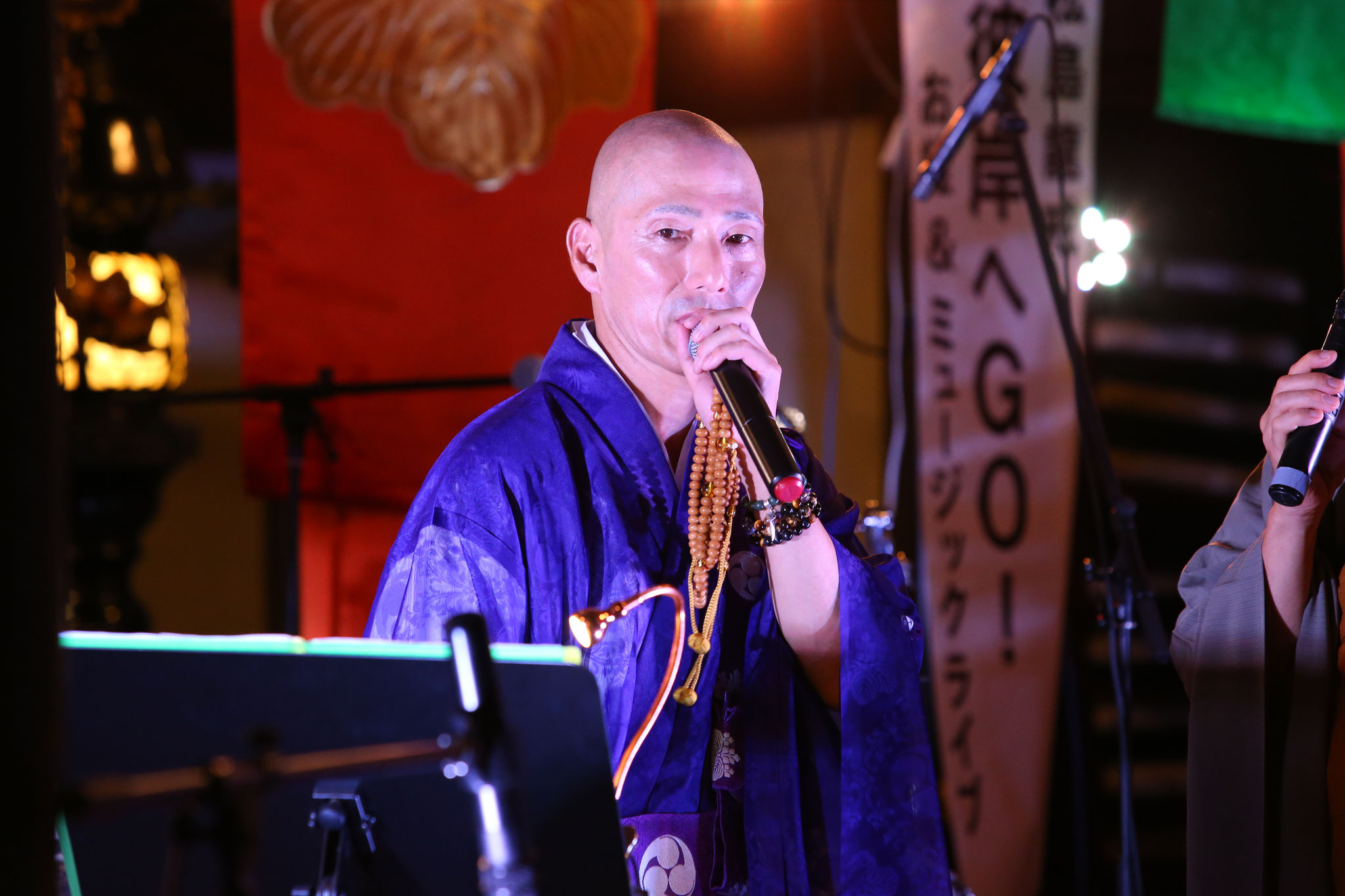 瑞岩寺寺子屋ライブ・松島龍戒さんによる『彼岸に GO!』
