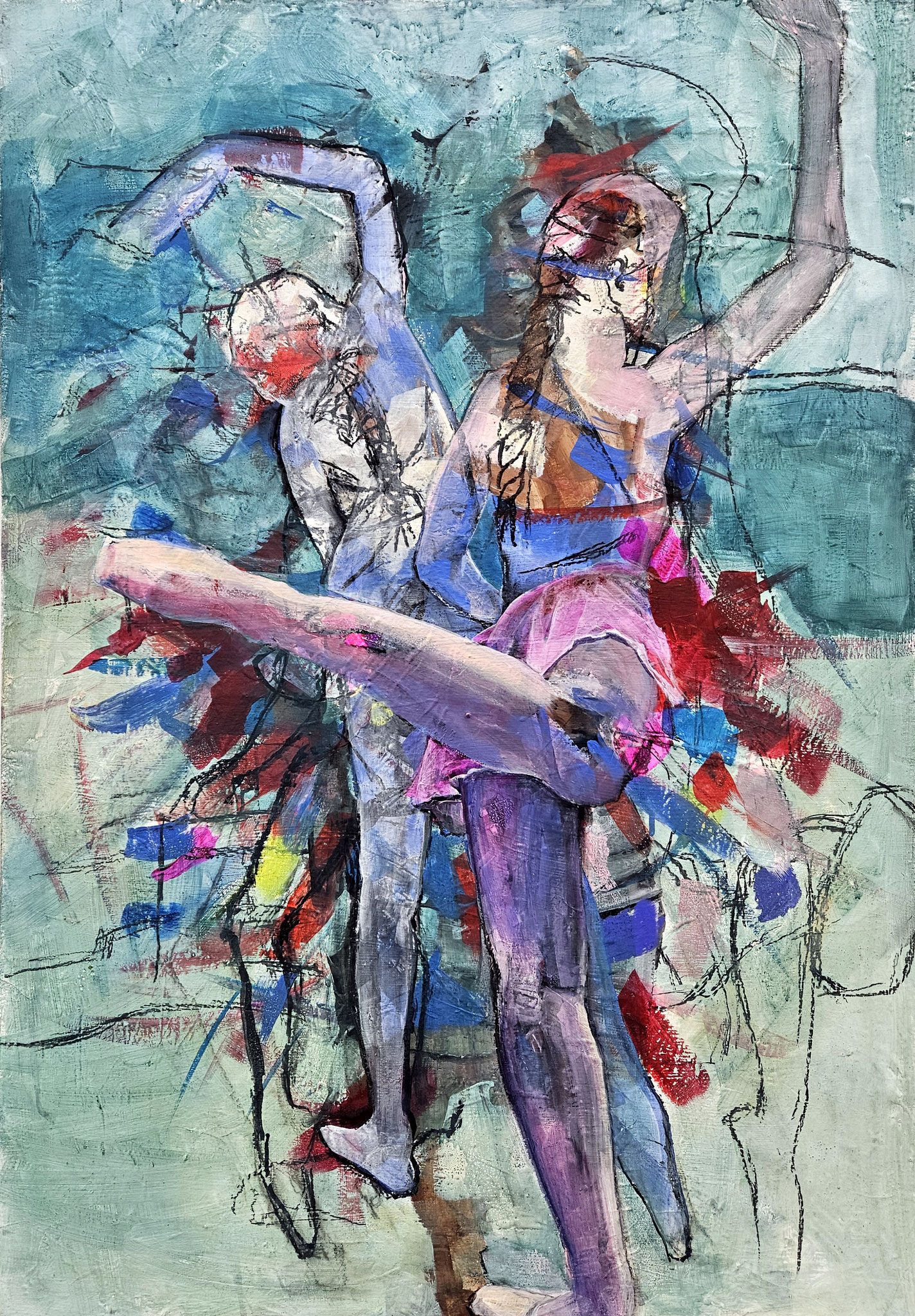 Minu II, Acryl auf Leinwand, 100cm x 70cm