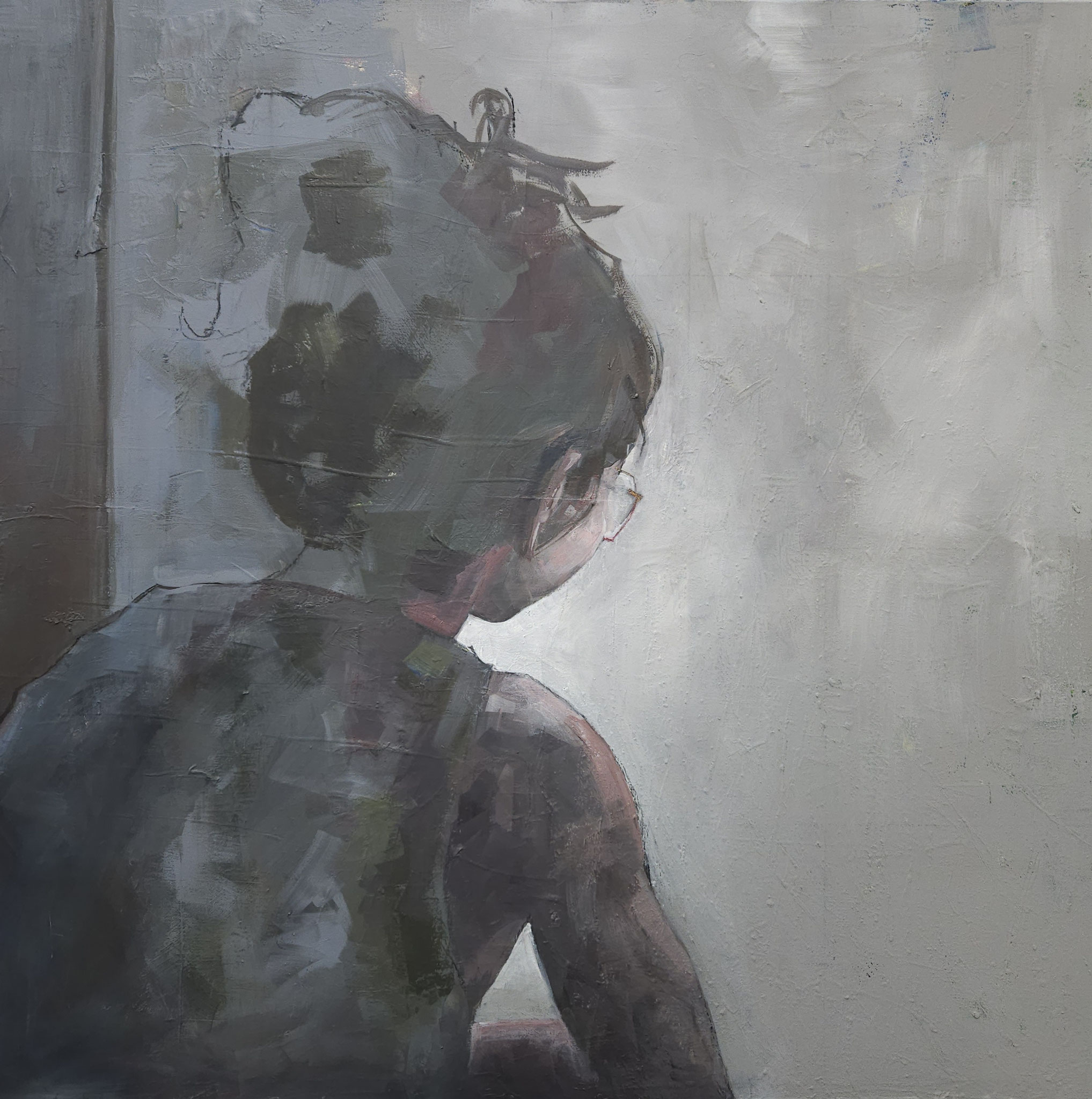 Selin, Mixed Media auf Leinwand, 90cm x 90cm