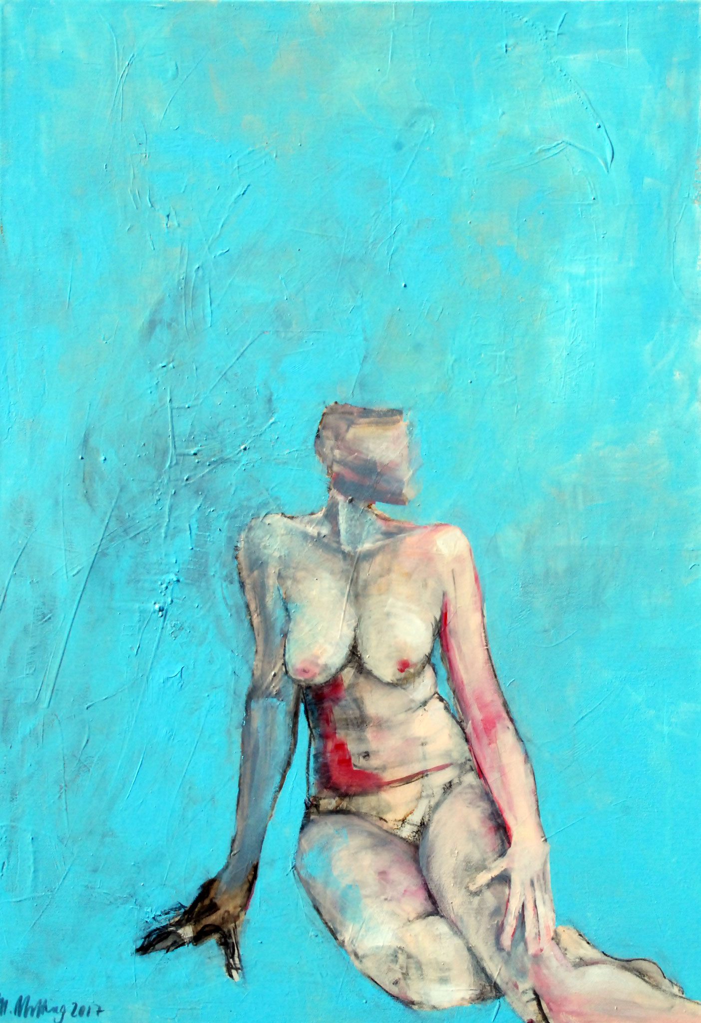 Colin, Mixed Media auf Leinwand, 100cm x 70cm