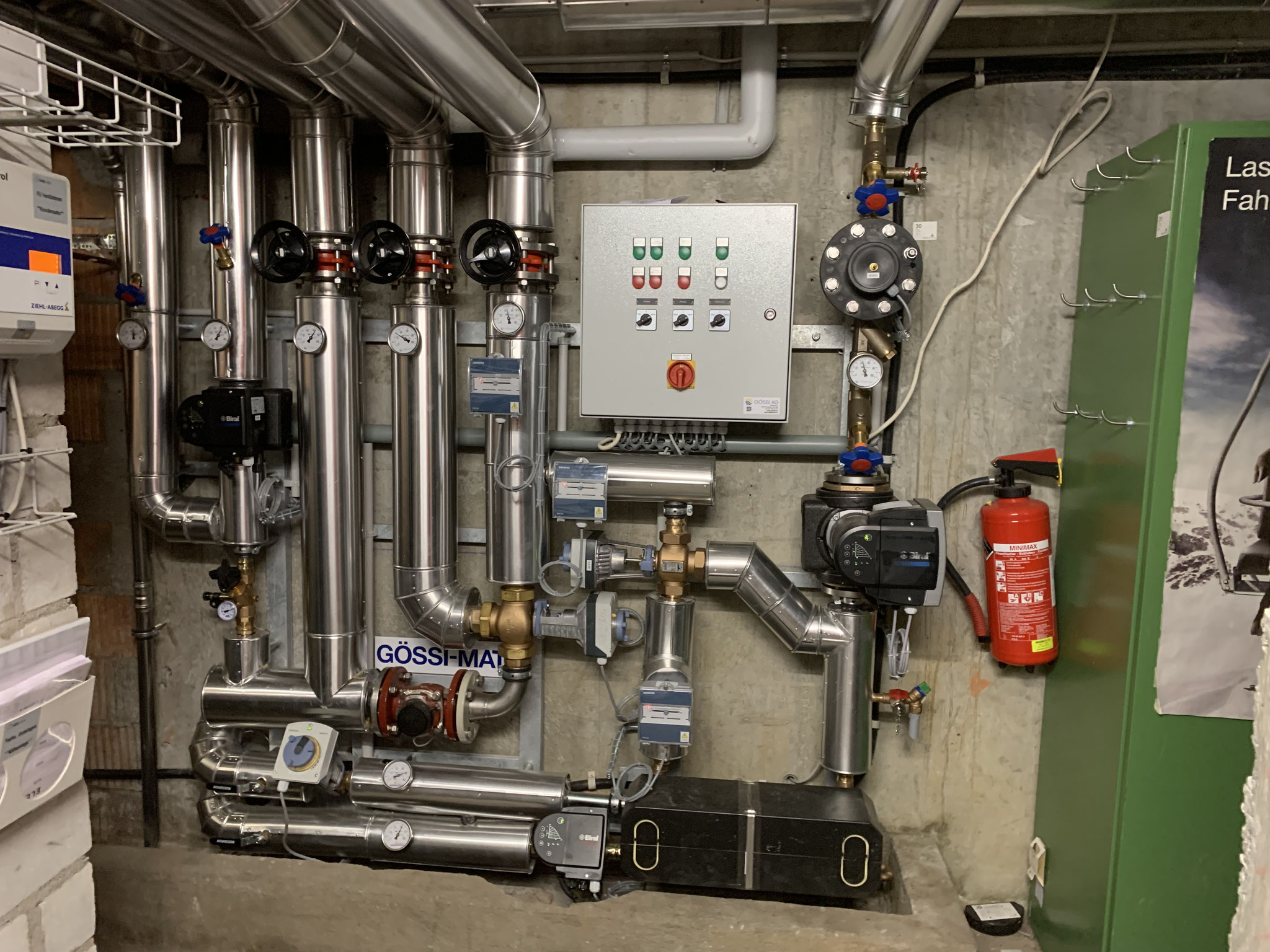 Anlage Hotel Mont Cervin nach dem Einbau