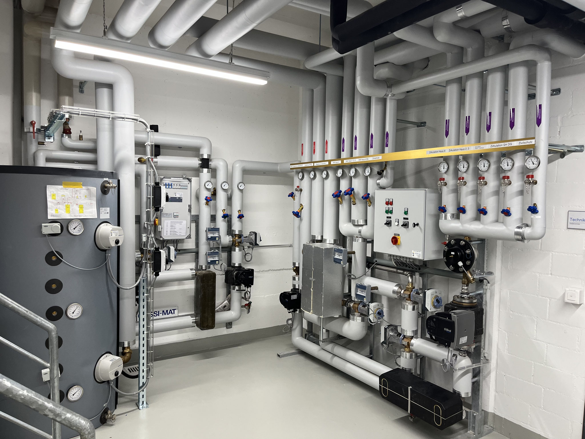 Alters- und Pflegeheim, Steinhof, Luzern, legionellenfreie WW-Konzeption System Gössi