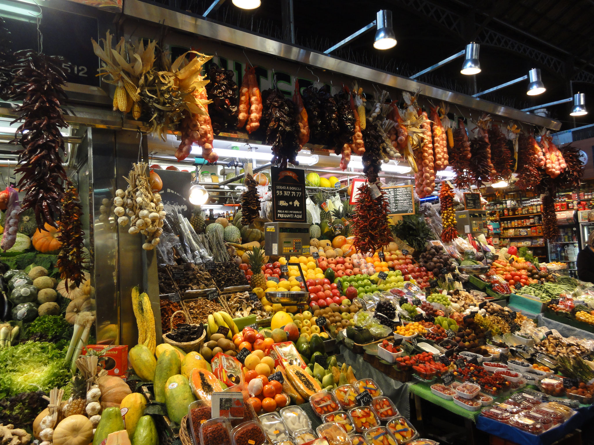 Le marché de la Boqueria