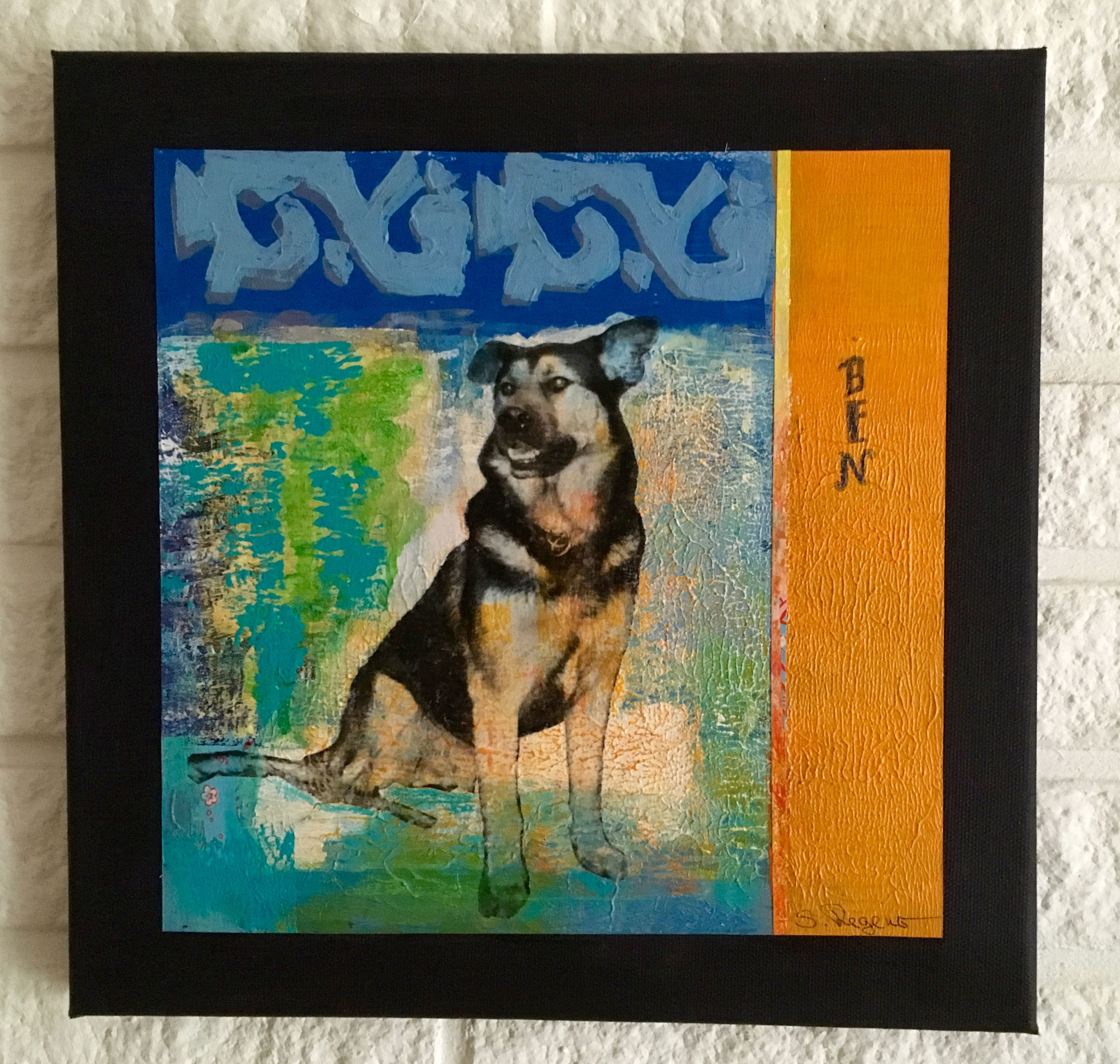 Personalisierter Kunstdruck auf Leinwand 30cm x 30cm
