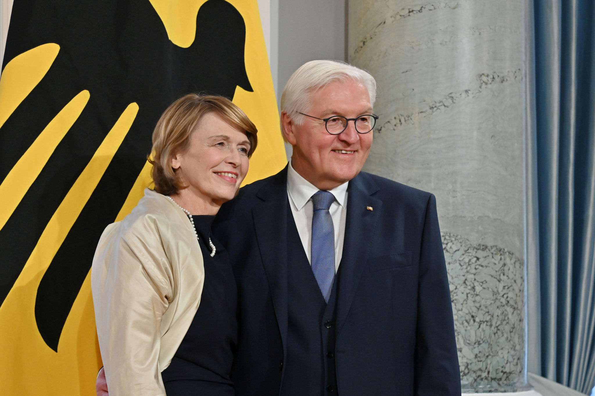 Frank-Walter Steinmeier mit Ehefrau Elke Büdenbender
