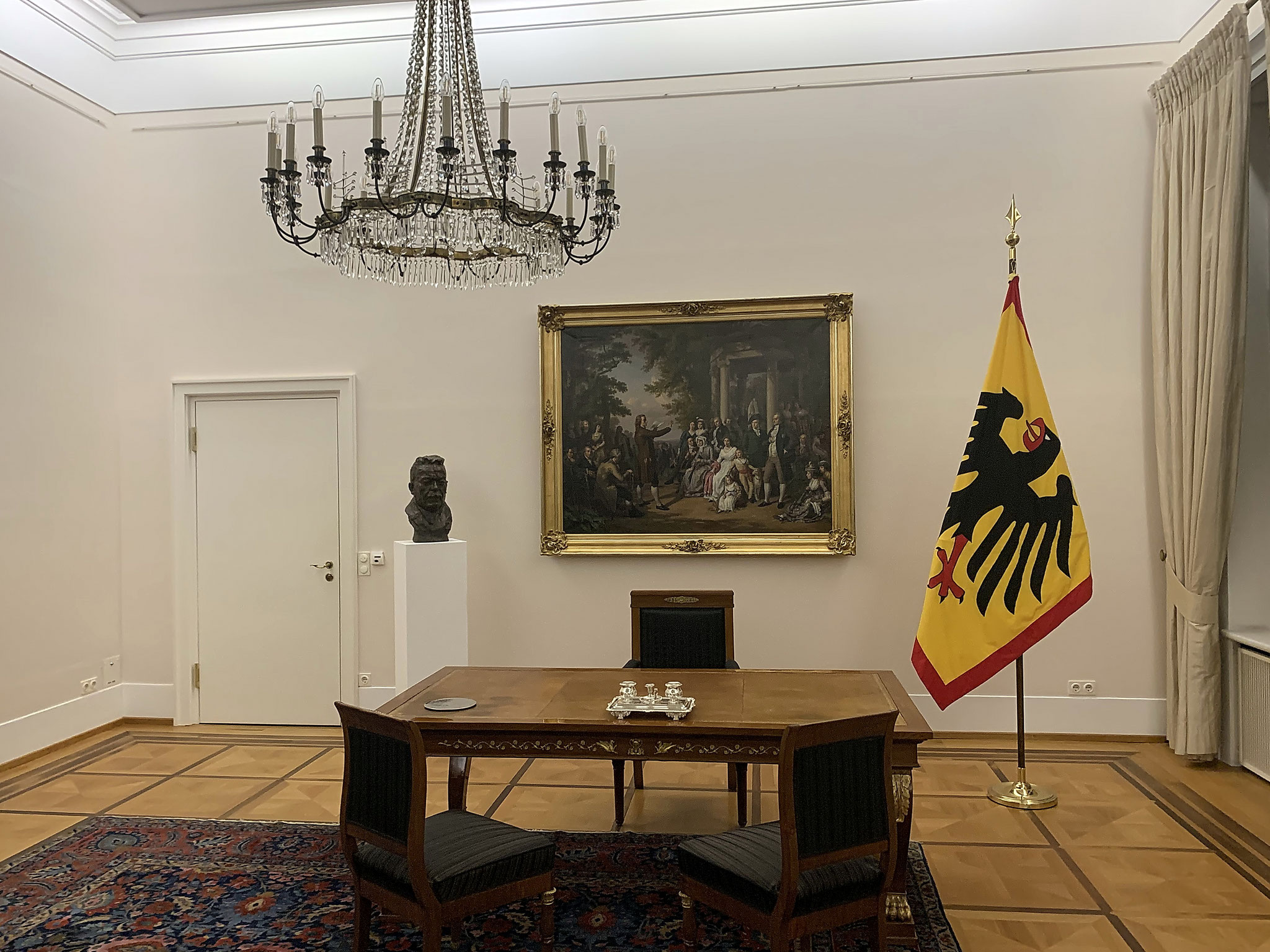 Das Amtszimmer des Bundespräsidenten