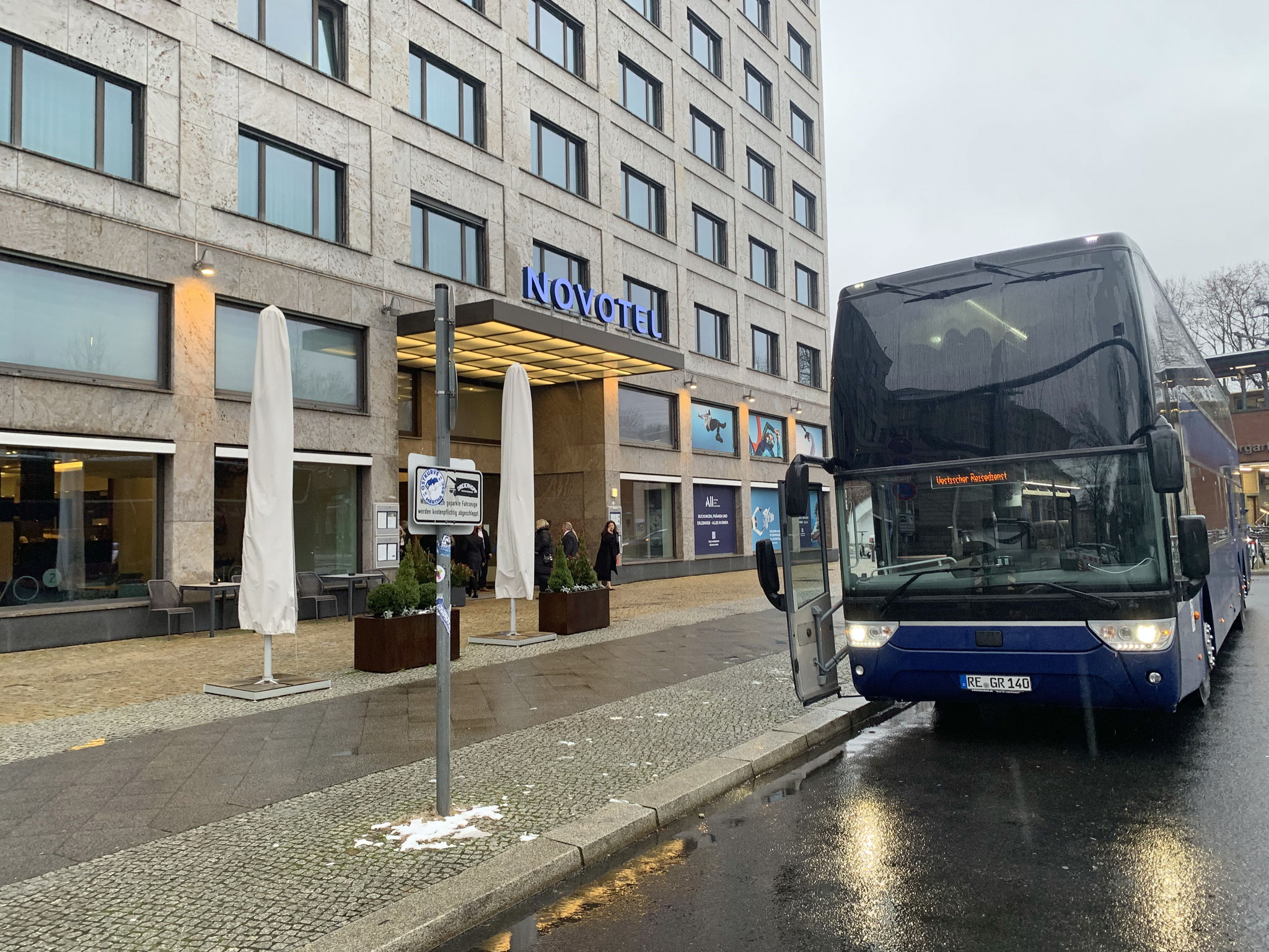 Im Hotel "Novotel" am Tiergarten waren wir hervorragend einquartiert