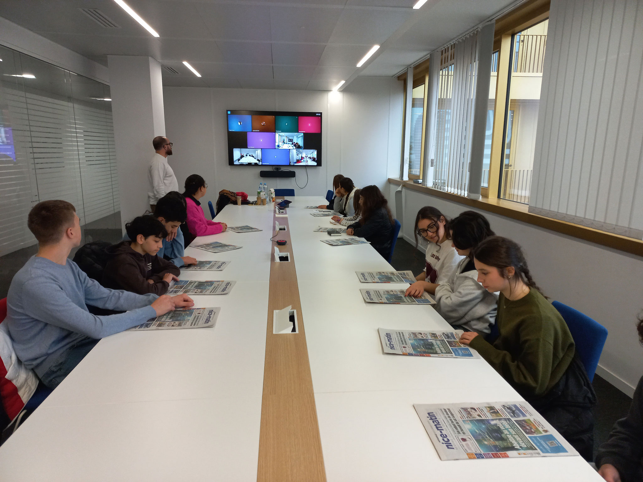 Conférence de rédaction de Nice-Matin le 22 janvier 2026