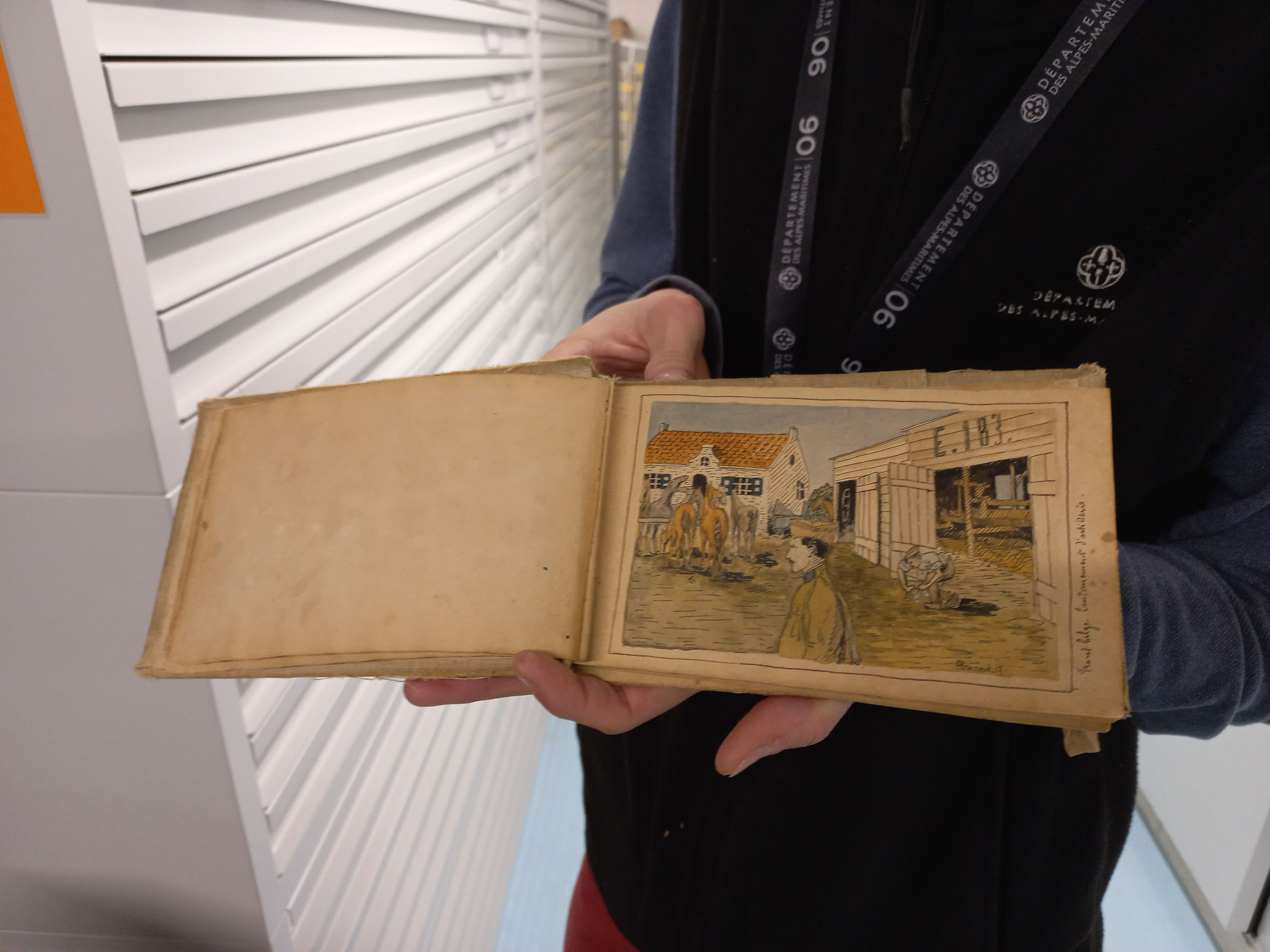 Un carnet de croquis réalisé par un poilu