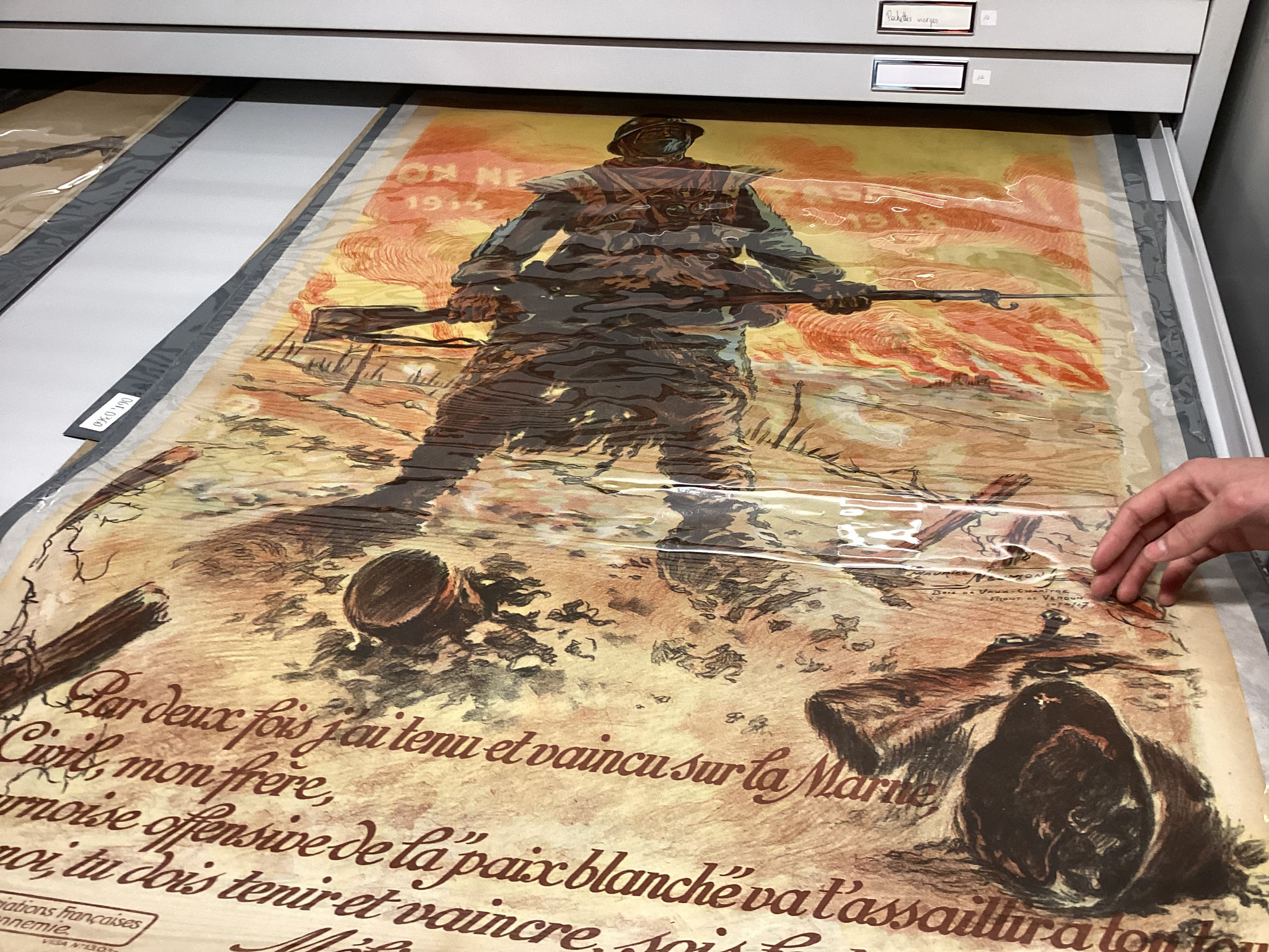 Affiche originale de propagande (Première guerre mondiale)