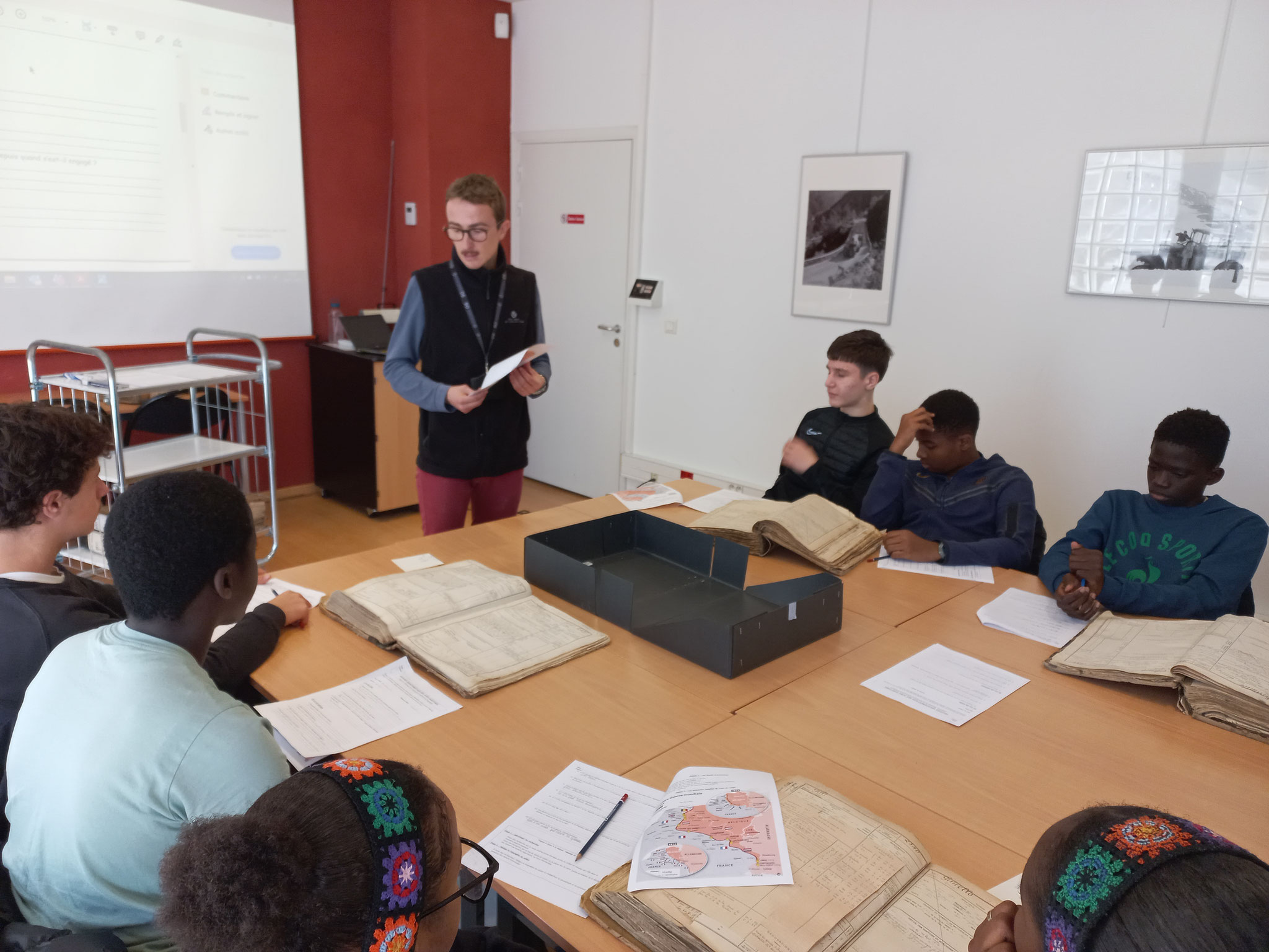 Restitution du travail sur les archives